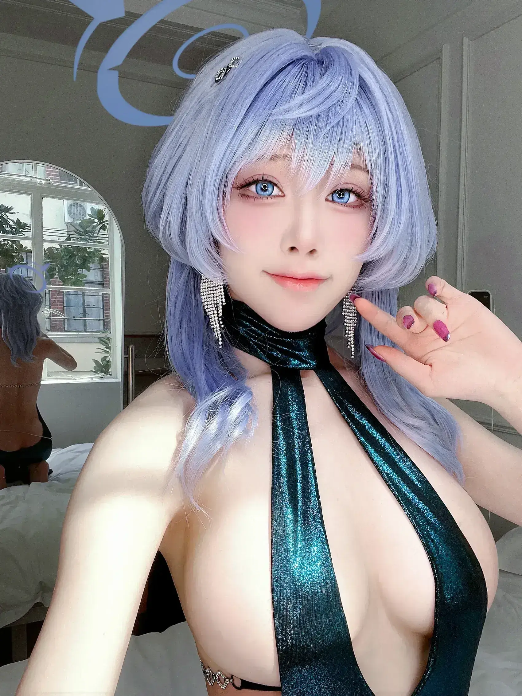 水淼aqua – 碧蓝档案 天雨亚子礼服 Cosplay-第96张