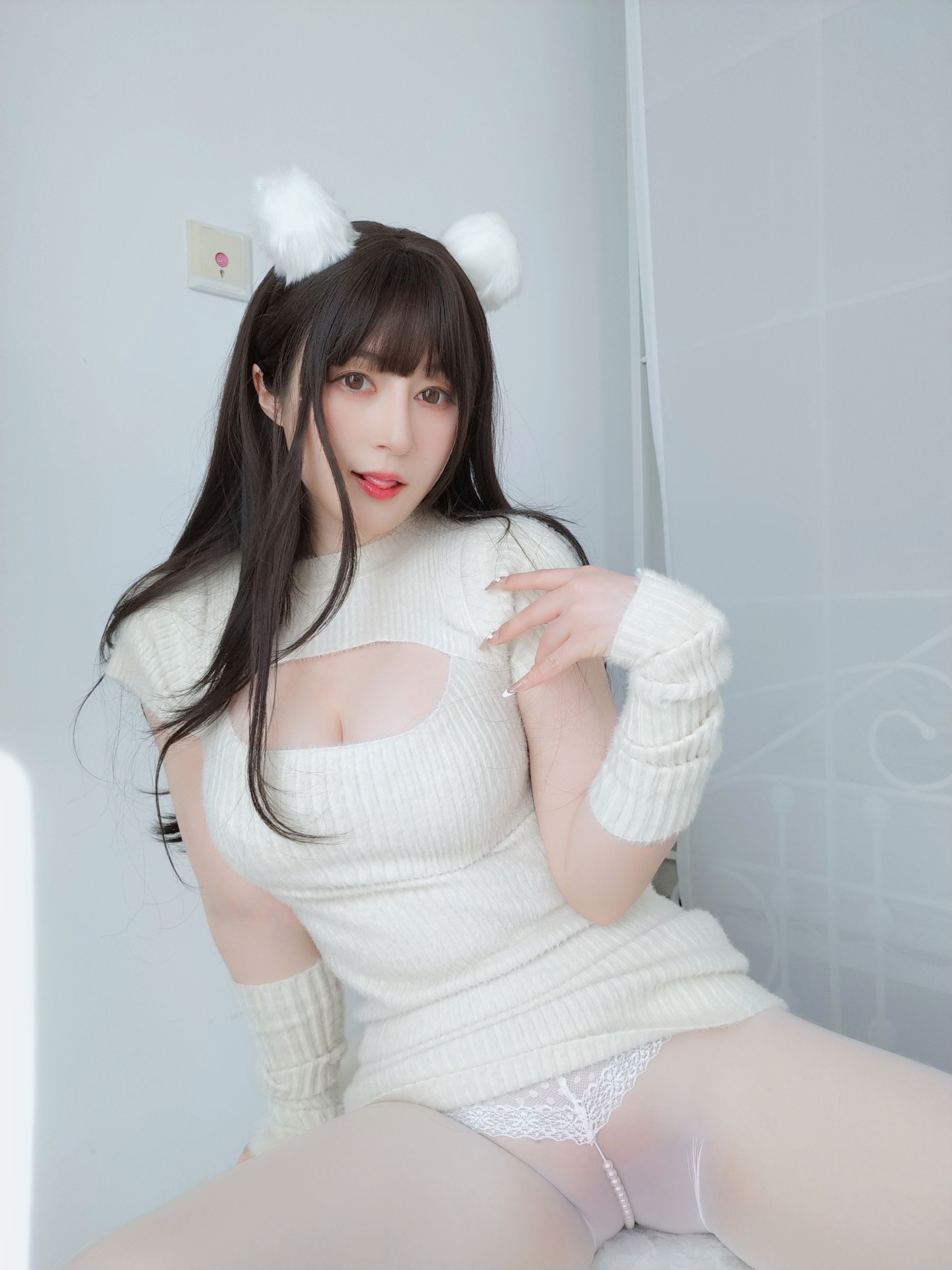 Coser小姐姐白银 – 白い真珠 Cosplay-第39张