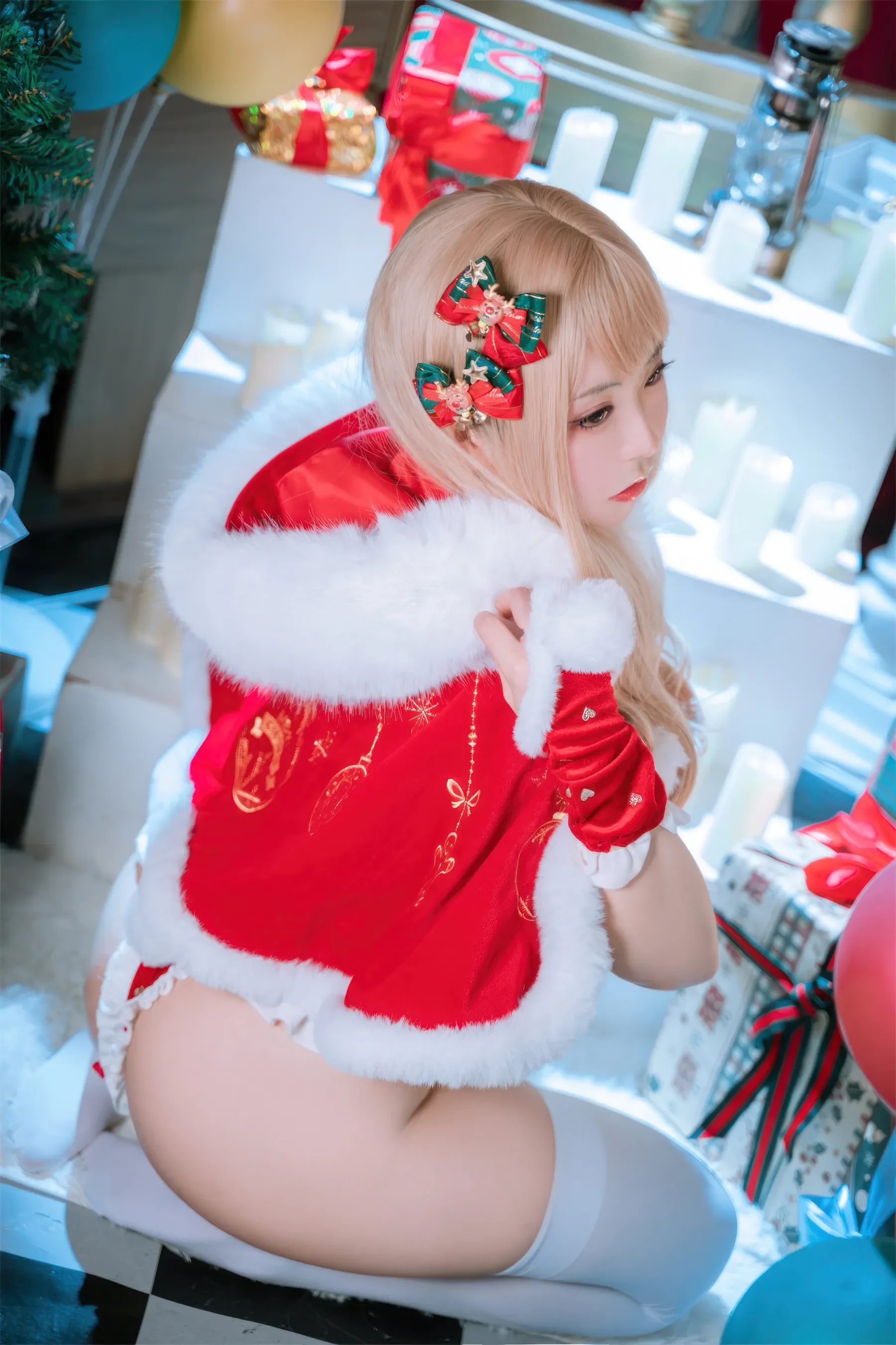 虎森森 – 圣诞精灵 Cosplay-第20张