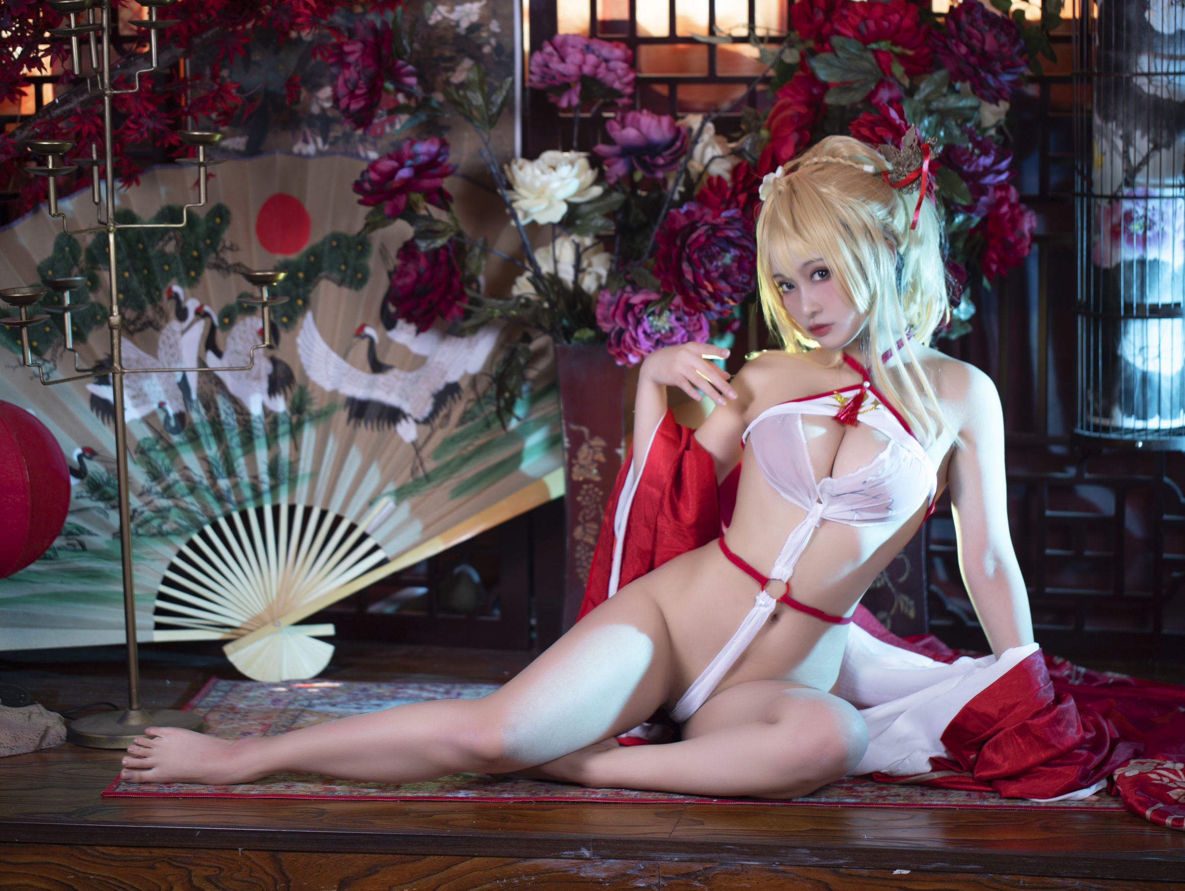 动漫博主洛璃LoLiSAMA – 光荣凉夜香雪 Cosplay-第3张