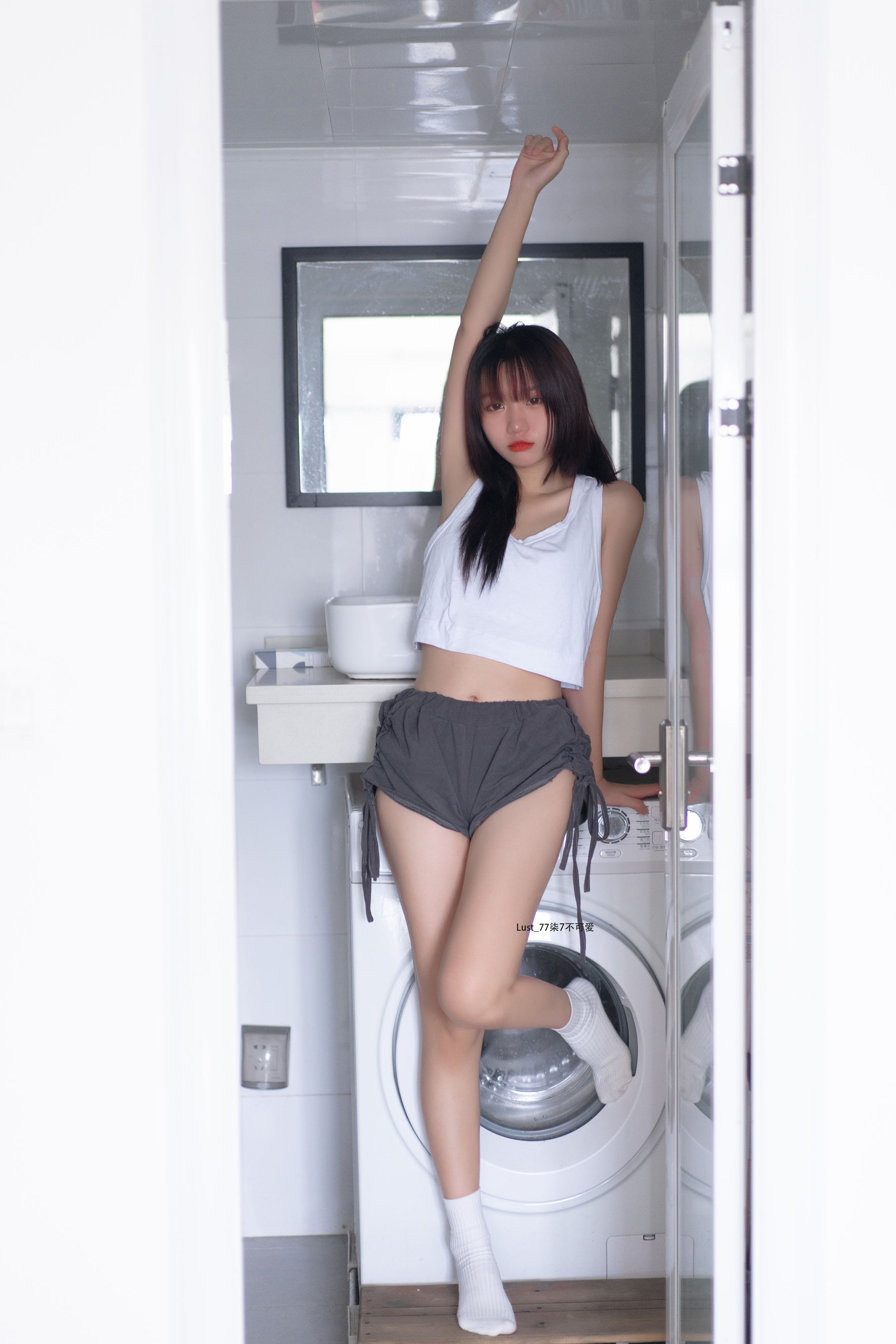 动漫博主柒柒要乖哦 – 初恋背心 Cosplay-第109张
