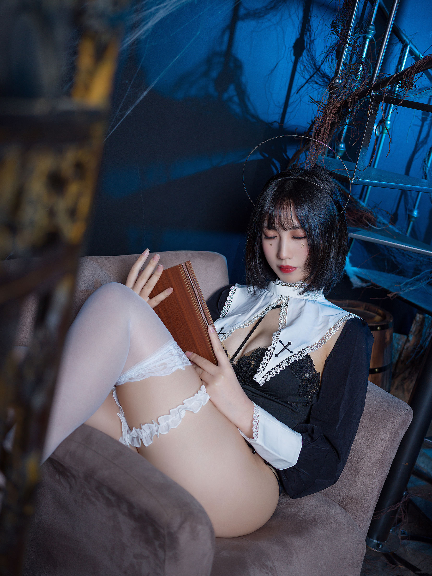 二次元少女念雪ww – 修女 Cosplay-第34张
