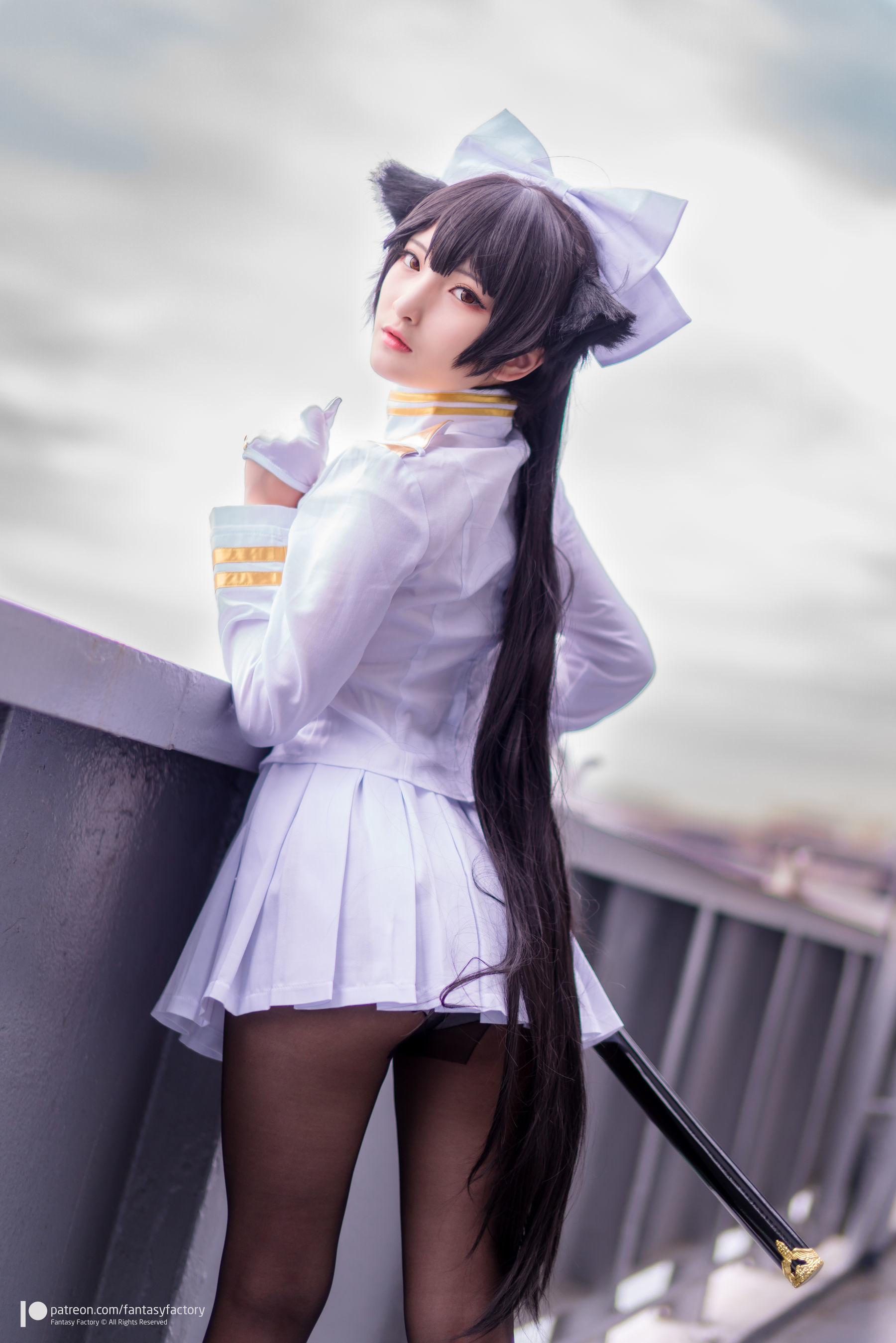 [Fantasy Factory] 小丁Cosplay – 魔女 浴池 黑丝 Cosplay-第15张