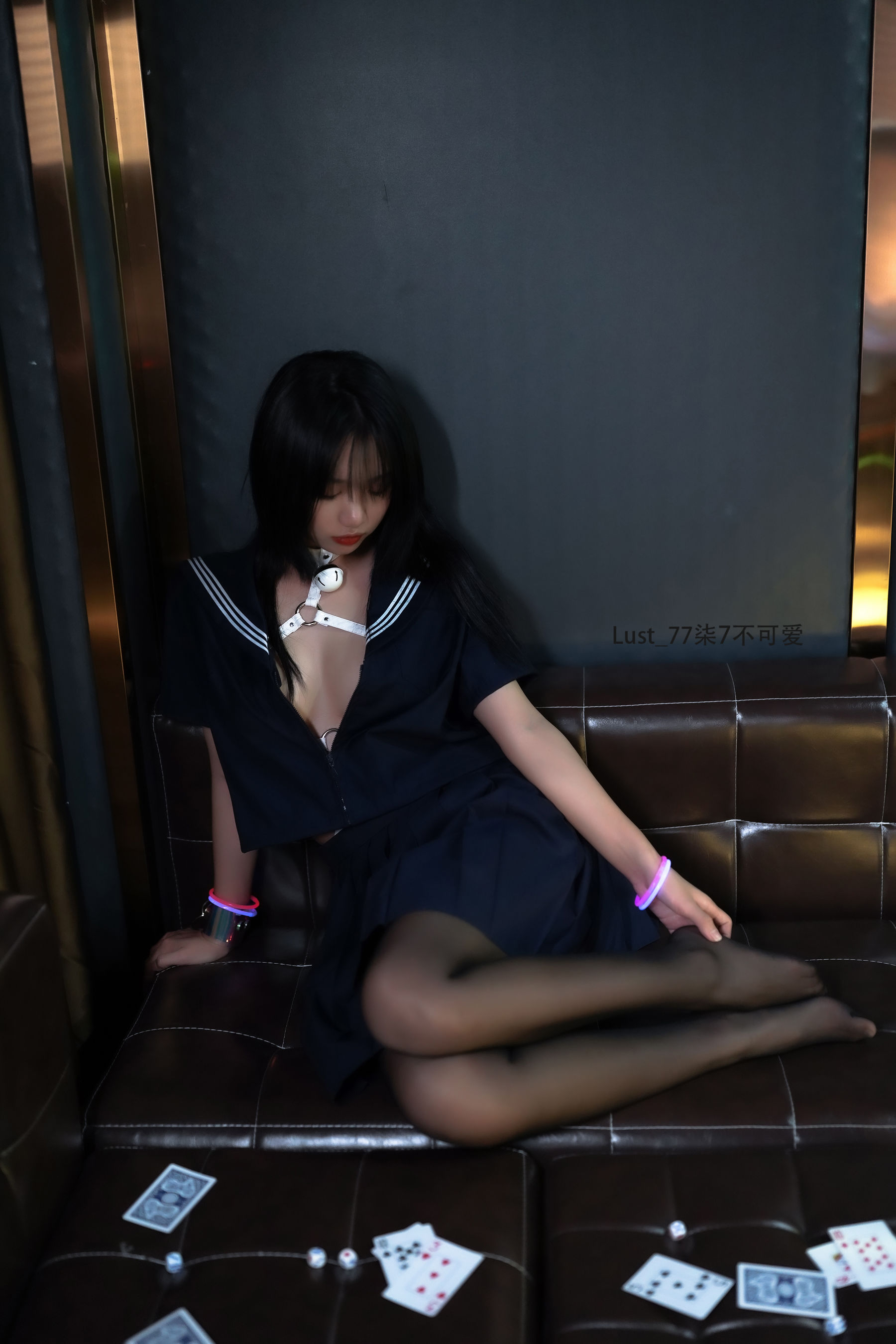 动漫博主柒柒要乖哦 – 反差JK少女 Cosplay-第113张