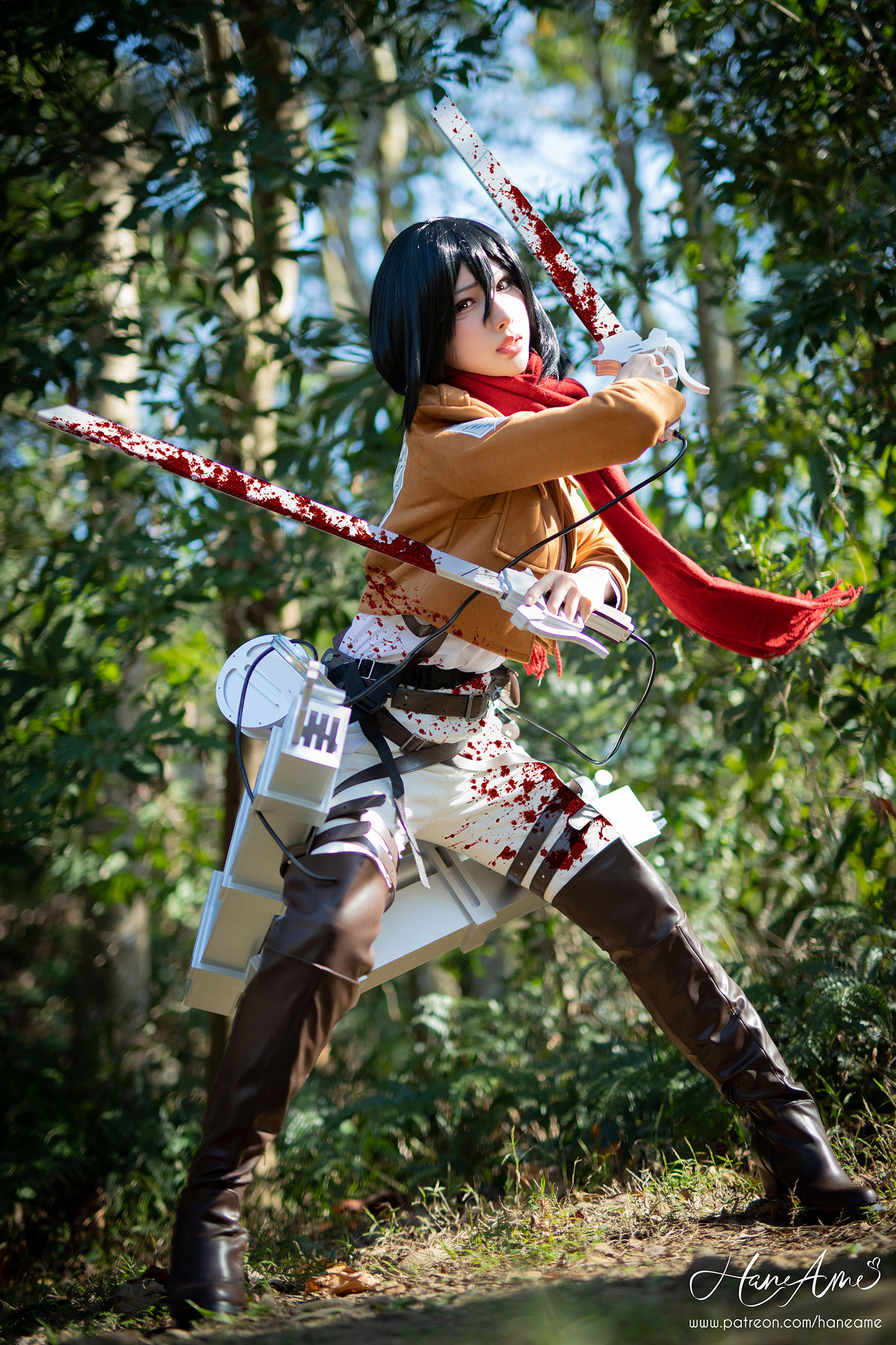 Hane Ame 雨波写真 – 进击的巨人 Cosplay-第35张
