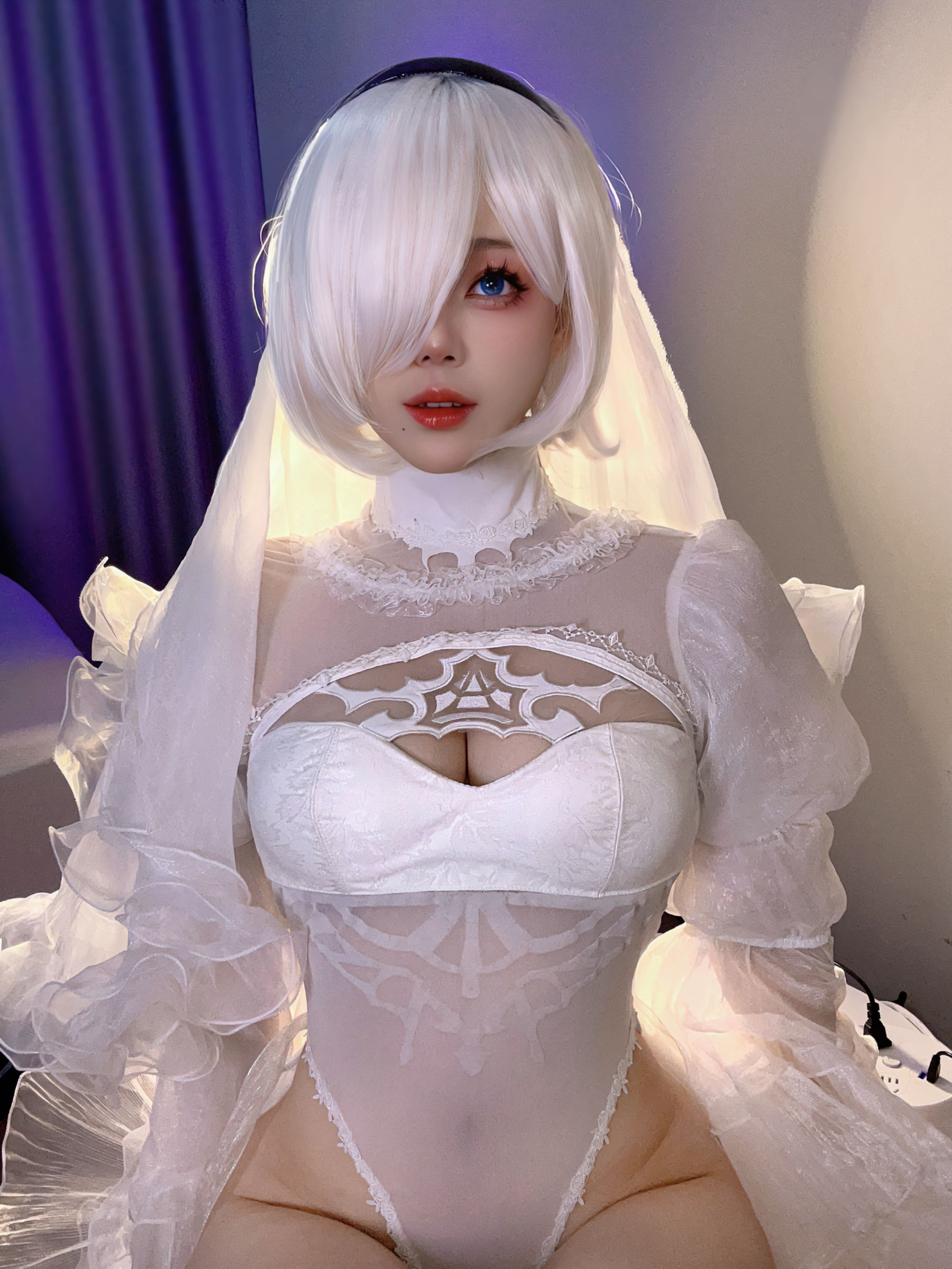 九言 – 2B的嫁衣 Cosplay-第6张