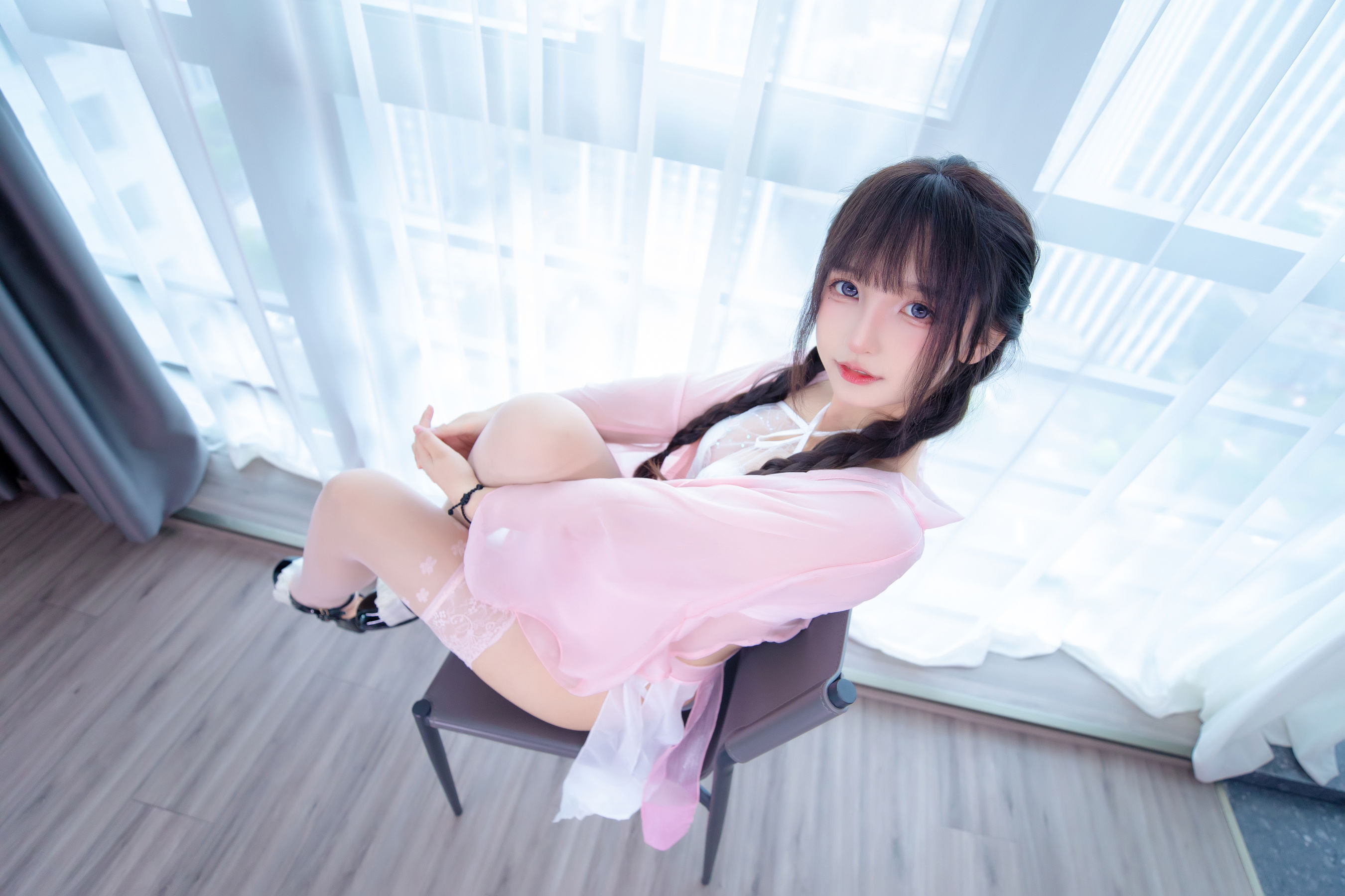 萝莉神楽板真冬 之桃花潭水 Cosplay-第59张