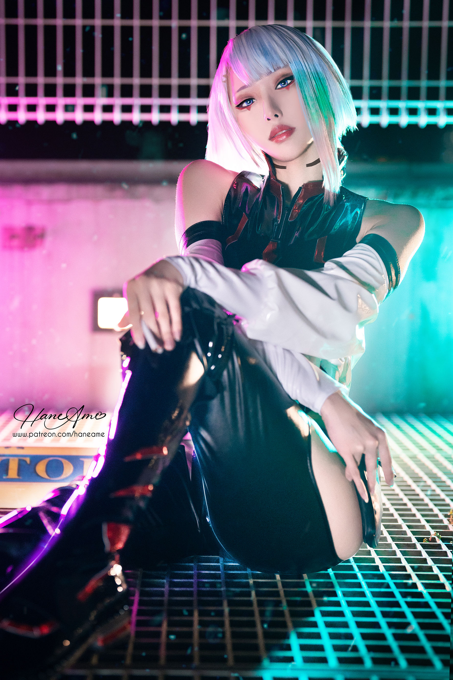 Hane Ame 雨波 – Cyberpunk Lucy Cosplay-第11张