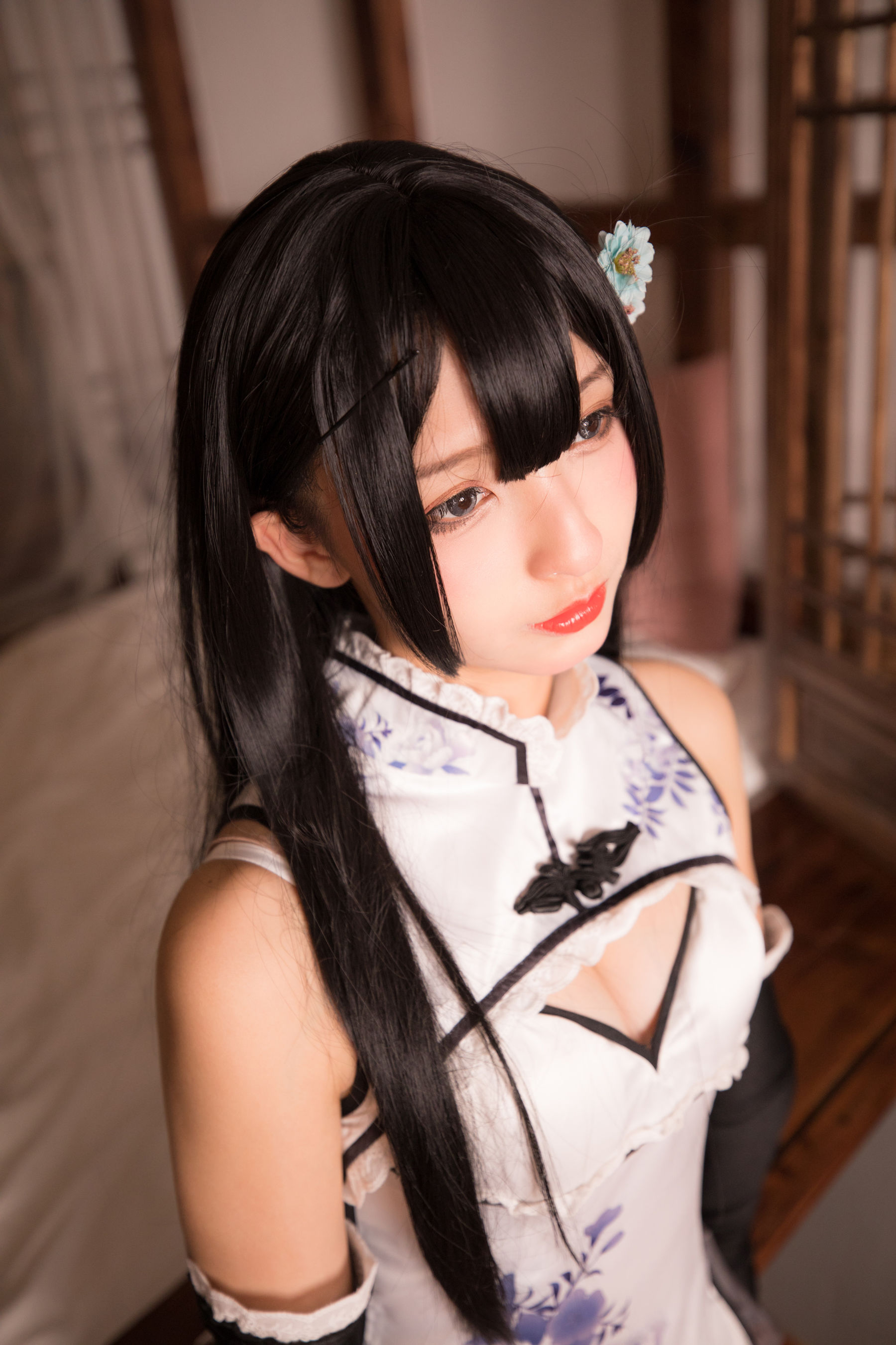[萝莉COS] 神楽坂真冬 艳娘幻梦谭 瓶儿 Cosplay-第1张