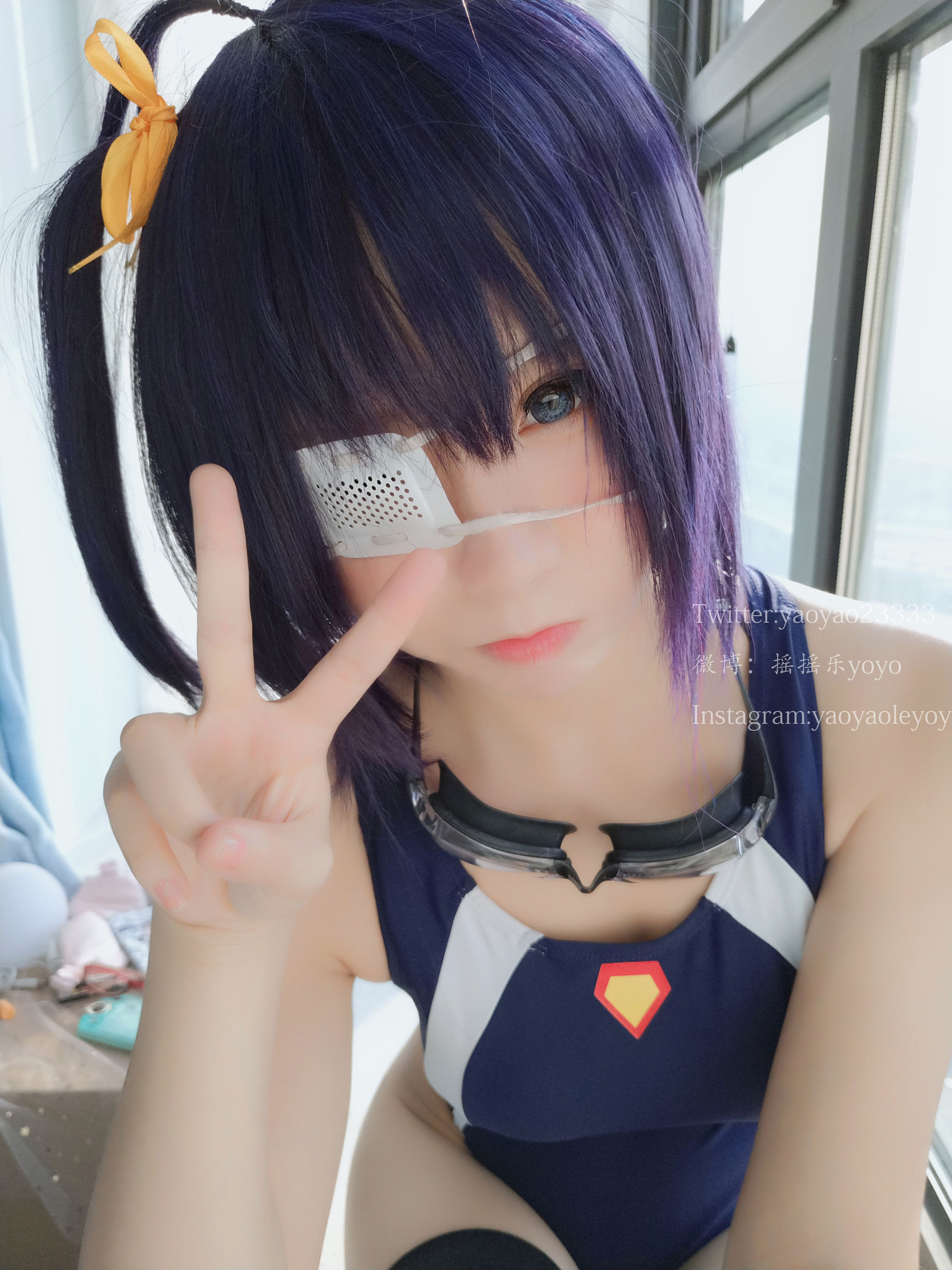 萌妹子Coser摇摇乐yoyo 六花 Cosplay-第37张