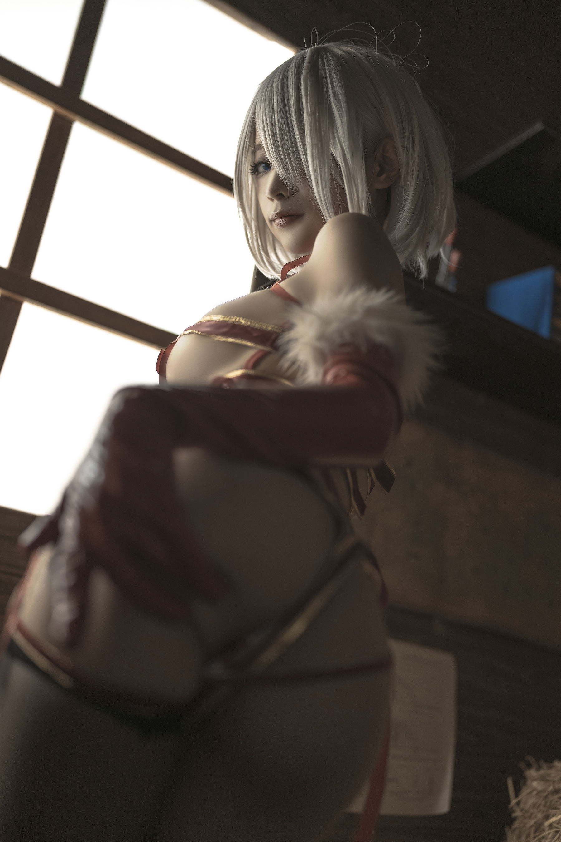 动漫博主蠢沫沫 – 2B圣诞 Cosplay-第32张