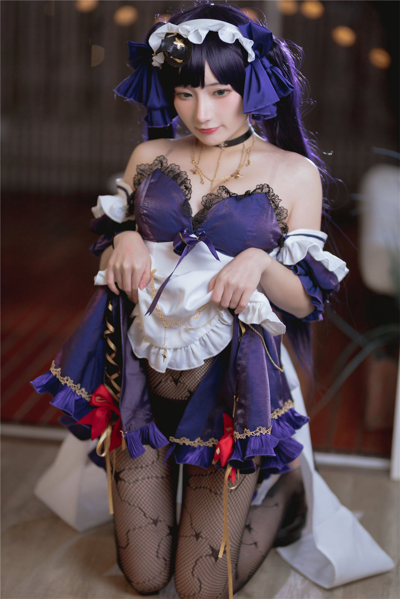 是三不是世w – 原神莫娜女仆 Cosplay-第36张