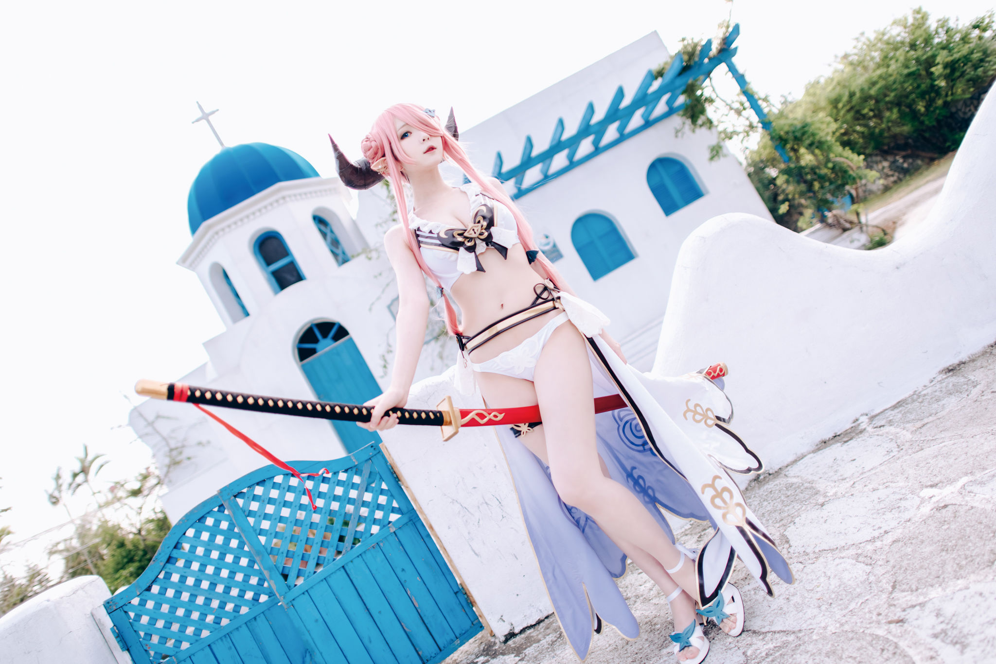 微博妹纸霜月shimo – 碧蓝幻想 娜尔梅亚 Cosplay-第15张