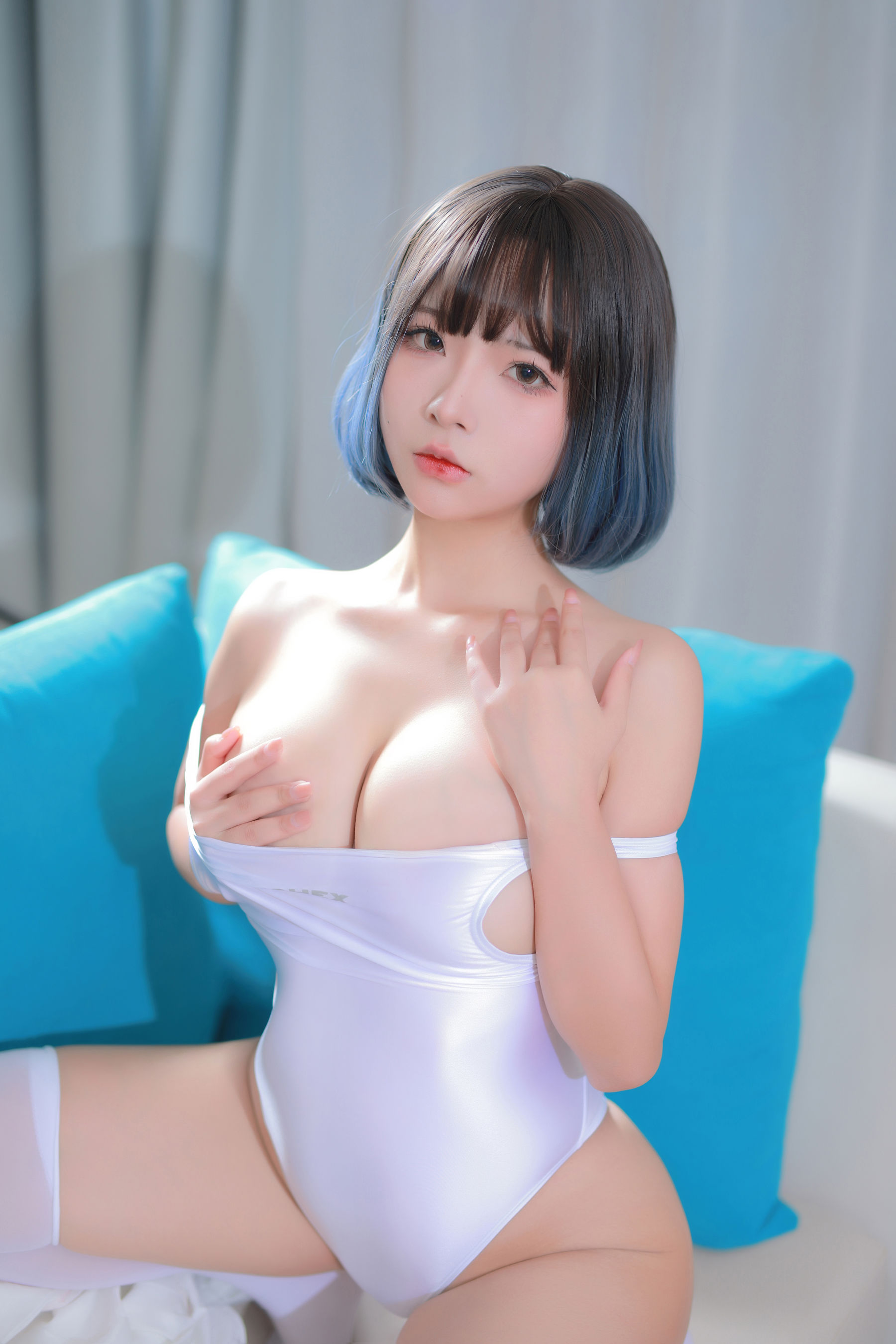yuuhui玉汇（Kokuhui）– 游泳部学妹 Cosplay-第9张