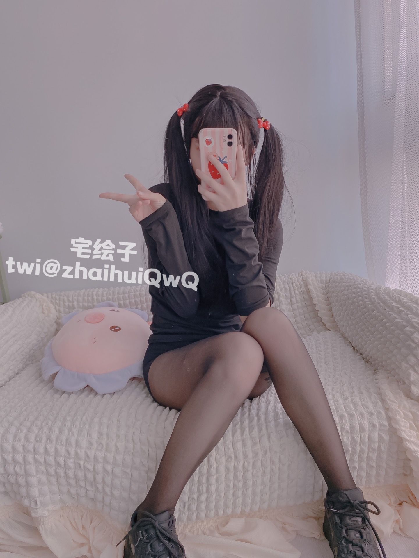 二阶堂 – 黑丝 Cosplay-第36张