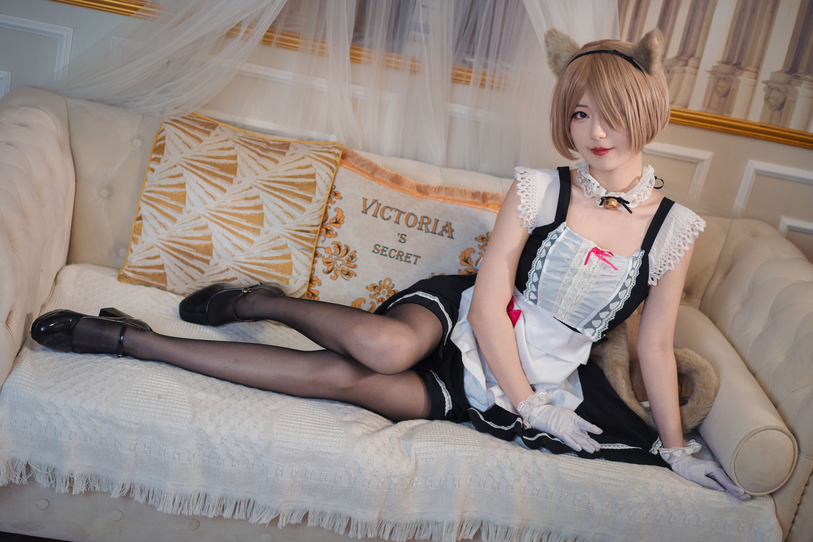 小姐姐弥音音ww – 丽塔 女仆 Cosplay-第15张