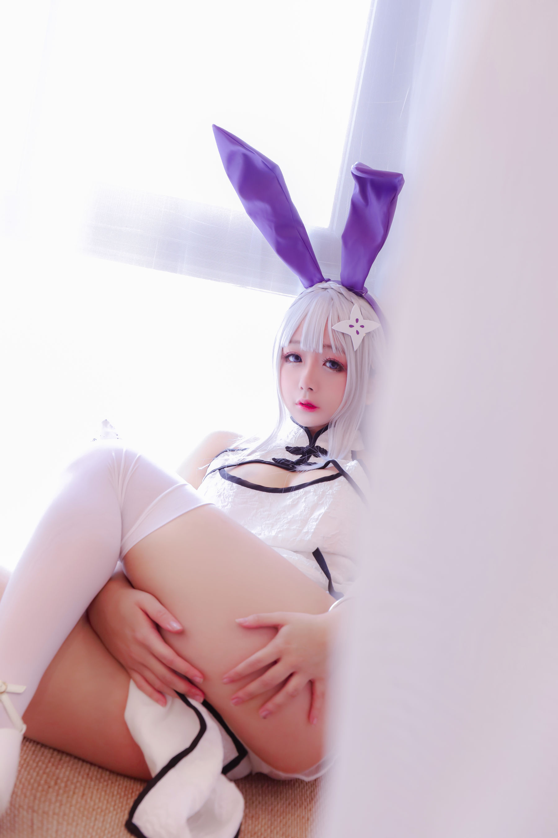 Cosplay日奈娇 白旗袍 Cosplay-第7张