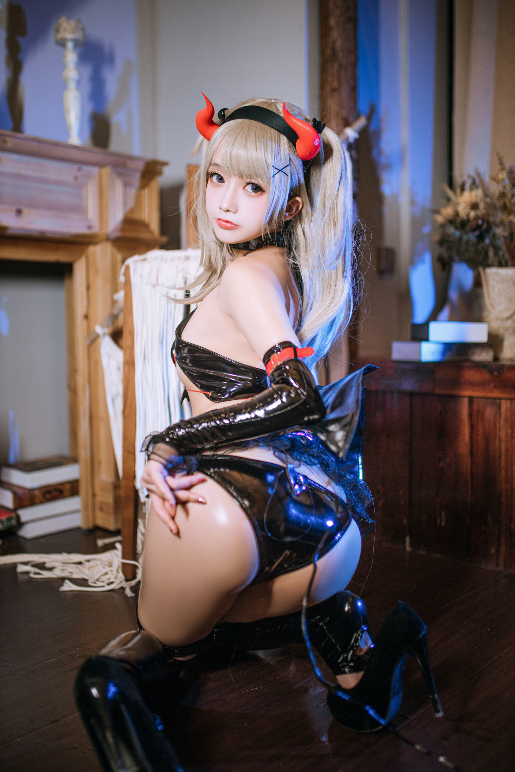 Cosplay日奈娇 – 束缚魅魔 Cosplay-第50张