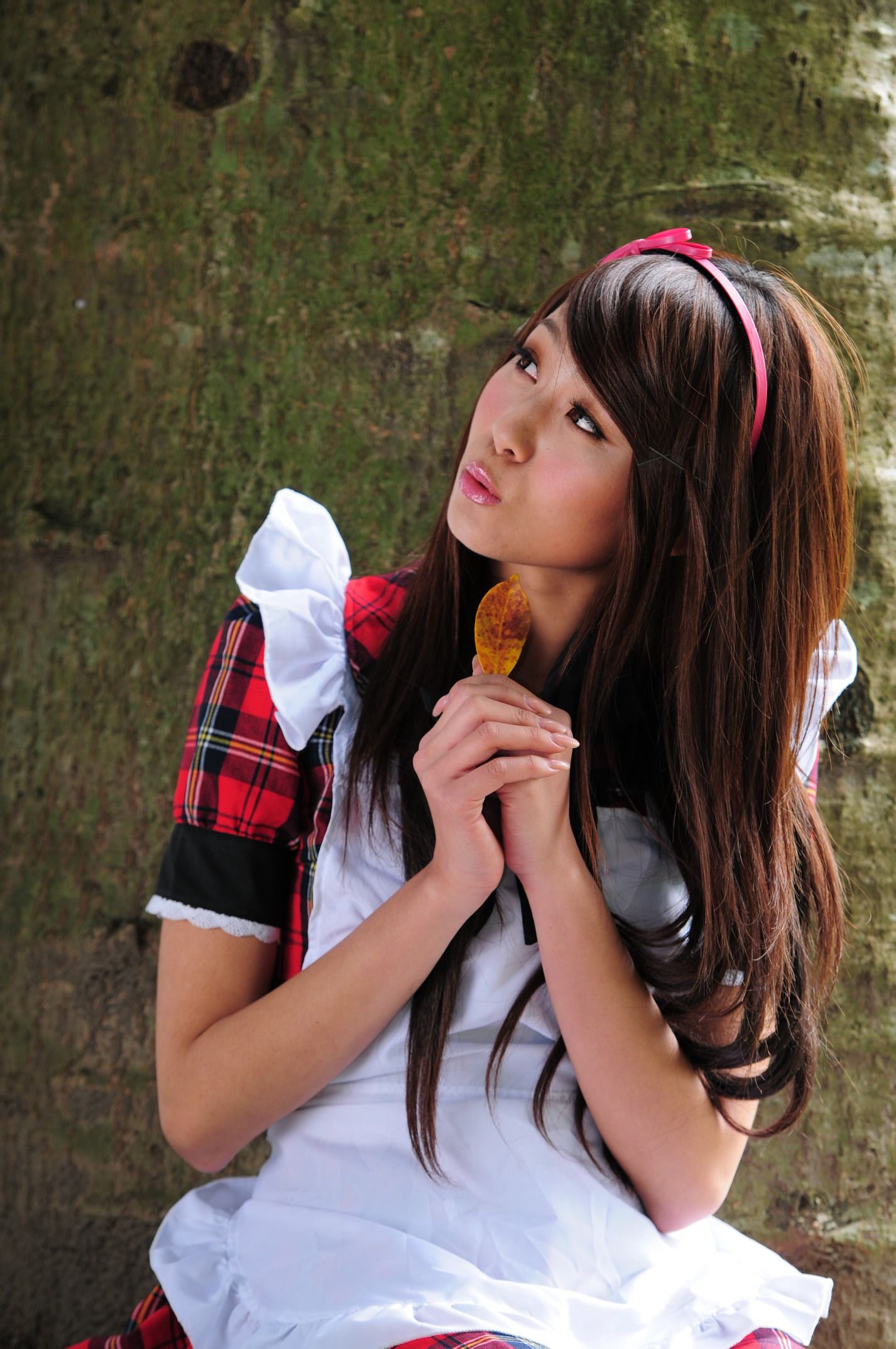 winnie小雪@庄温妮《校园长筒袜女仆美拍》 Cosplay-第45张