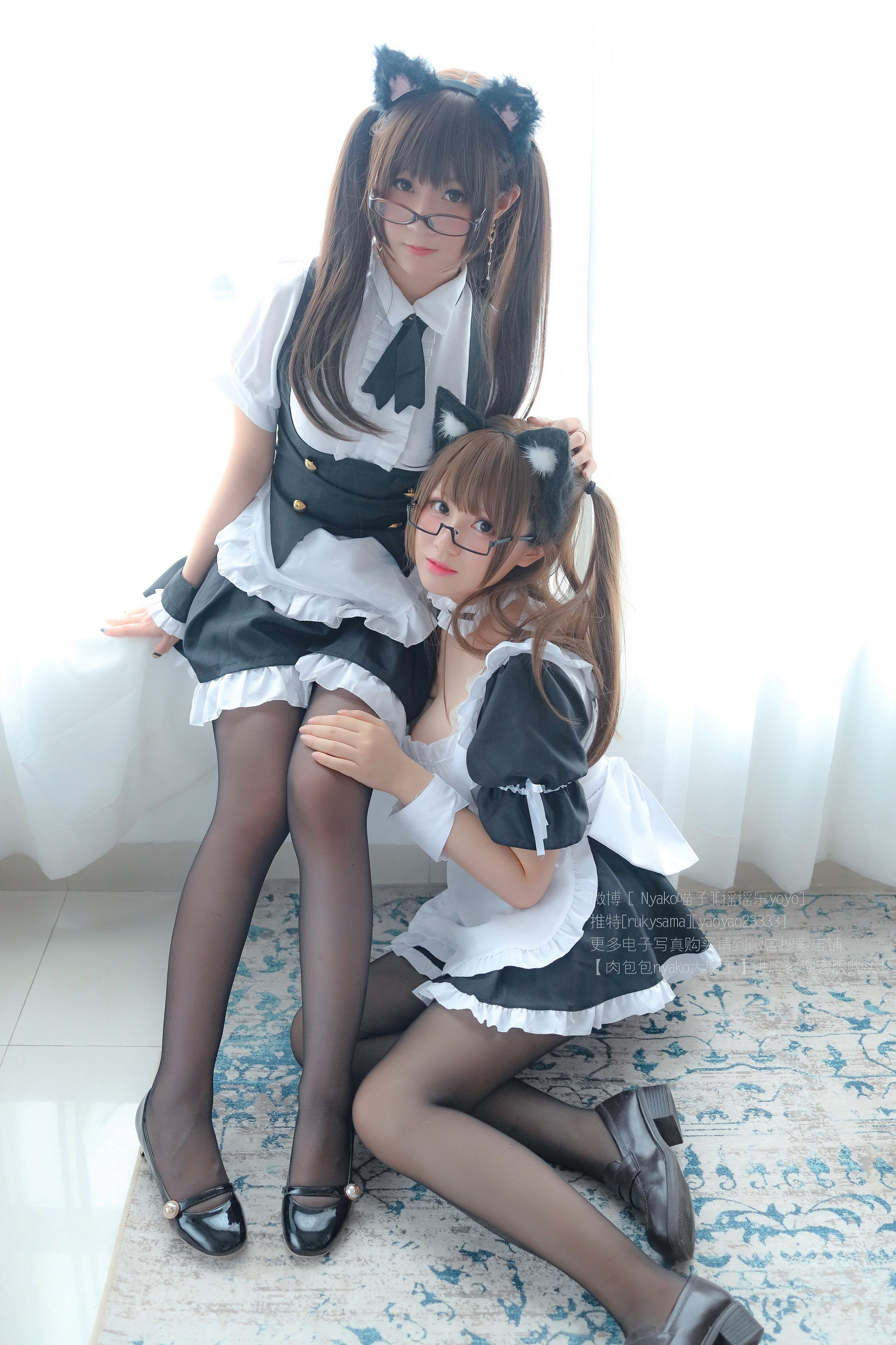 [萝莉COS] 摇摇乐yoyoNyako喵子 – 诱人女仆 Cosplay-第89张