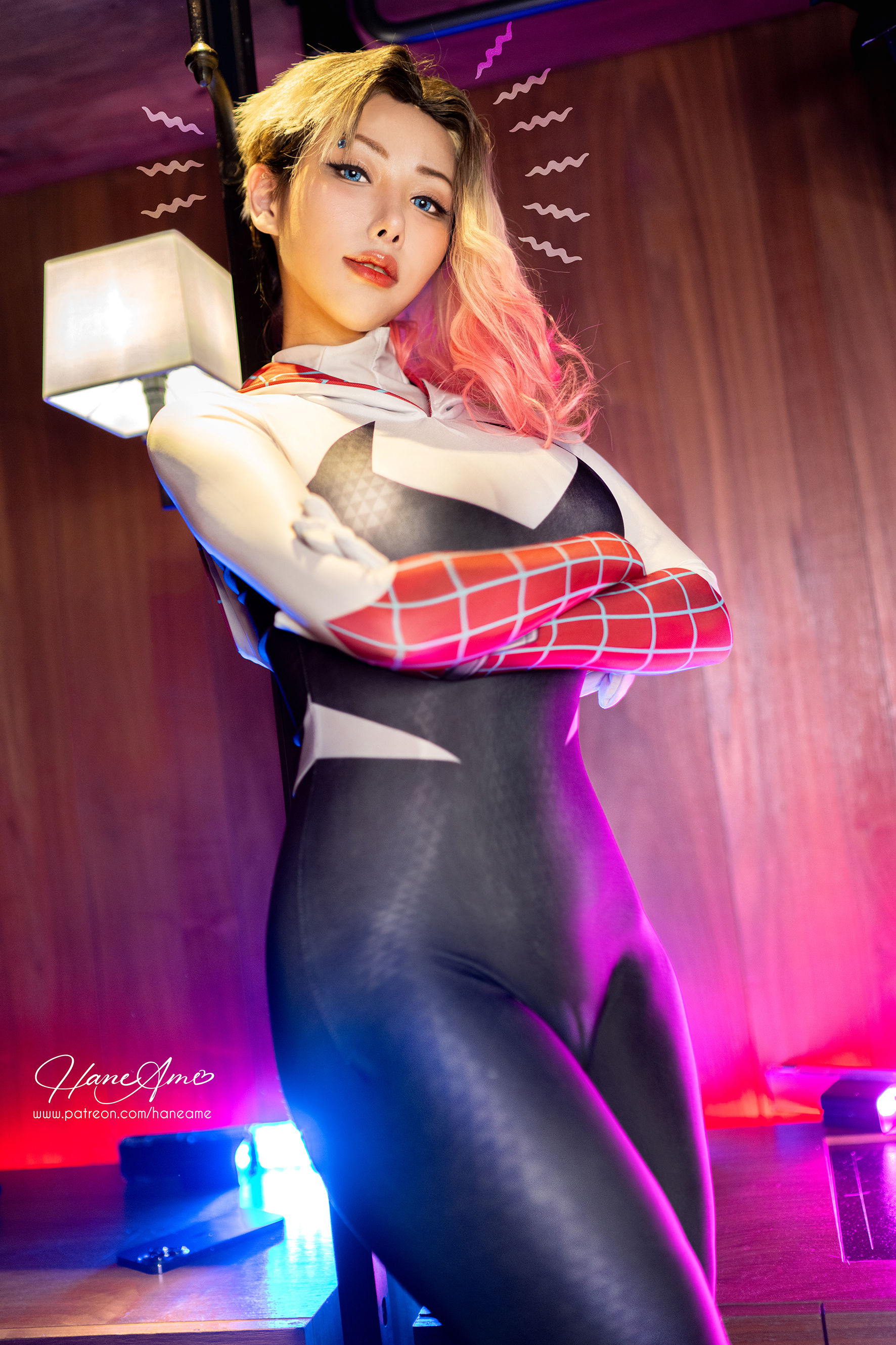 Hane Ame 雨波写真 – 格温（蜘蛛侠） Cosplay-第34张