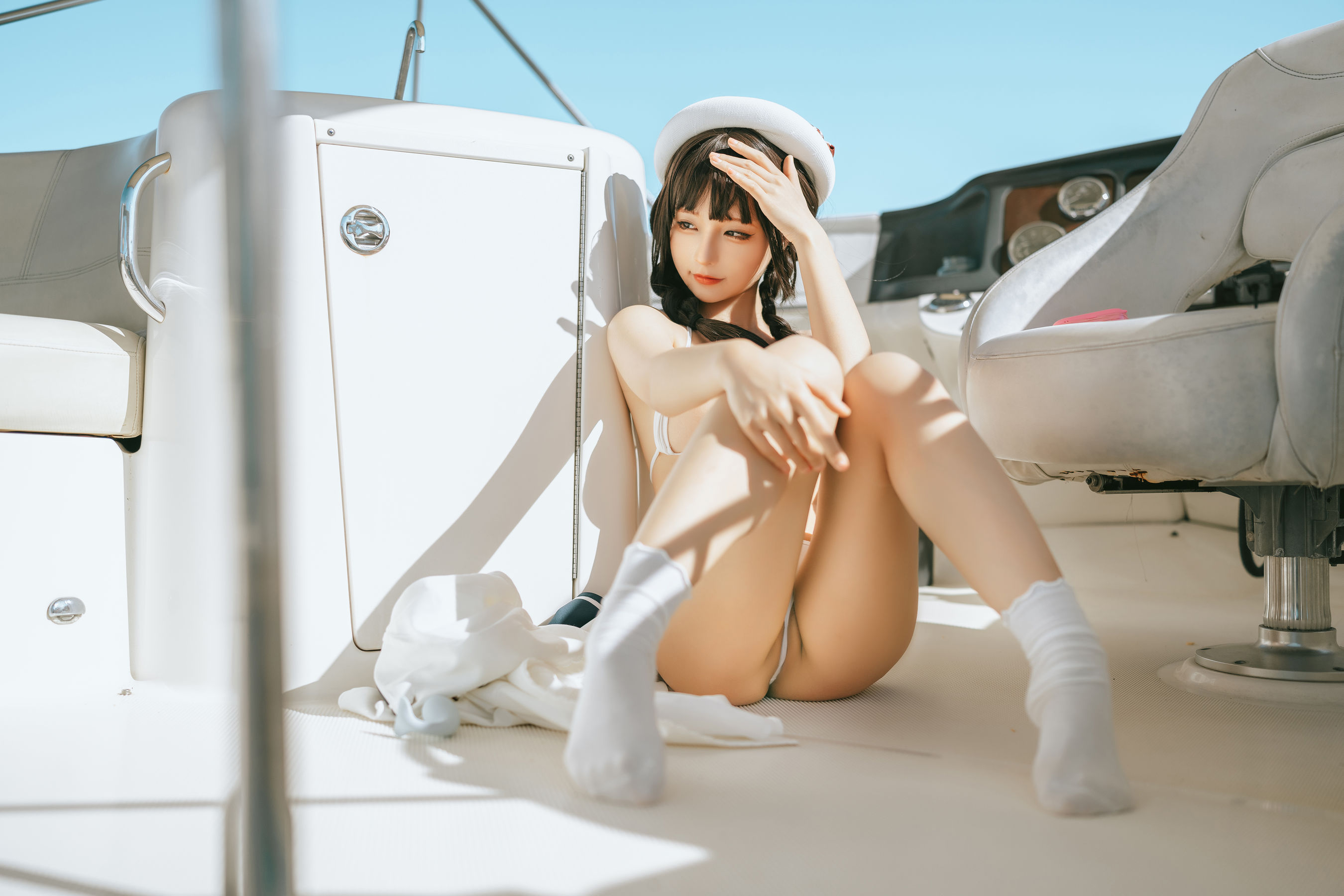 动漫博主蠢沫沫 – 水手日记（绅士版） Cosplay-第49张