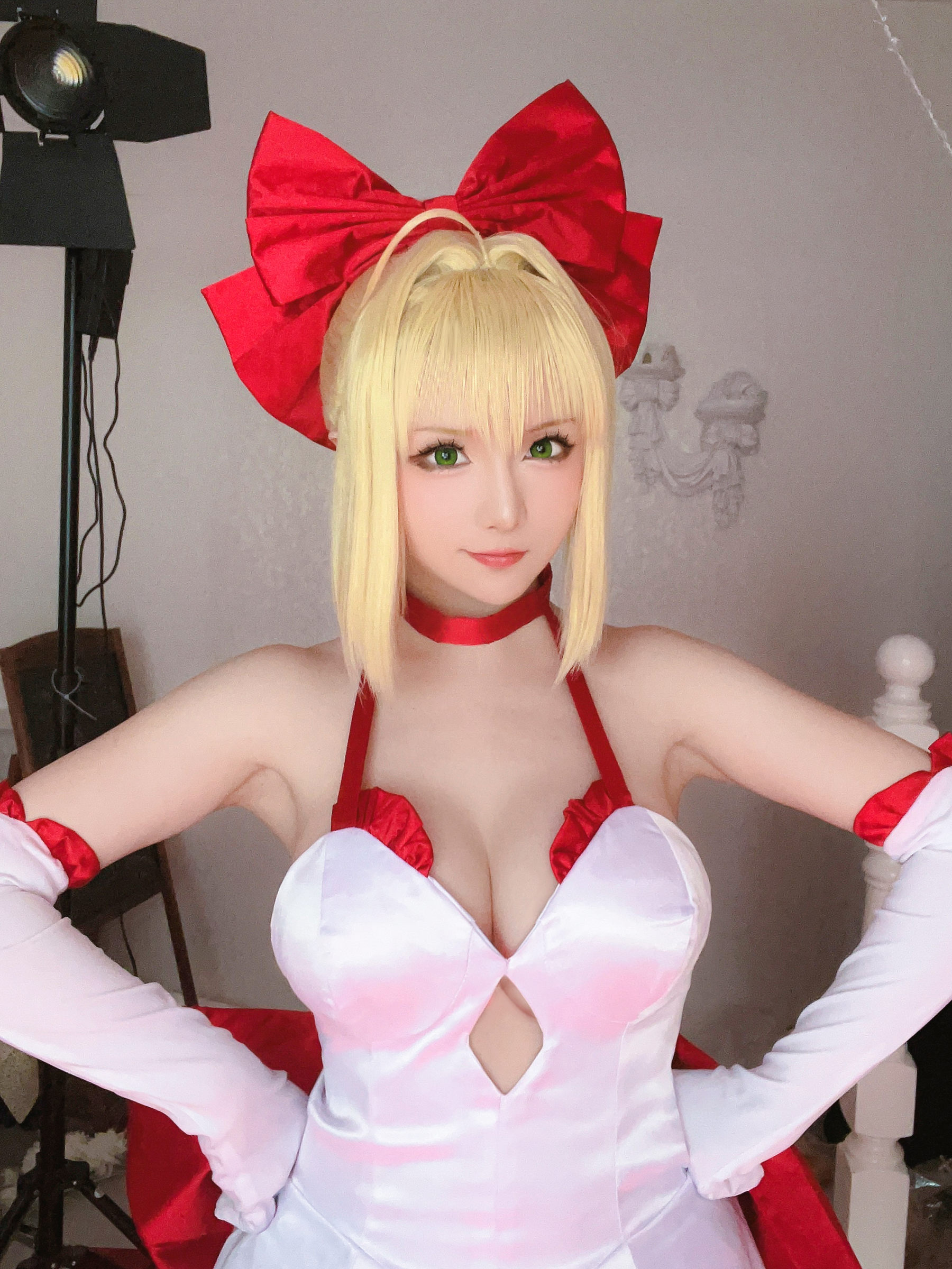 Coser小姐姐星之迟迟 – Fate 尼禄 Cosplay-第27张