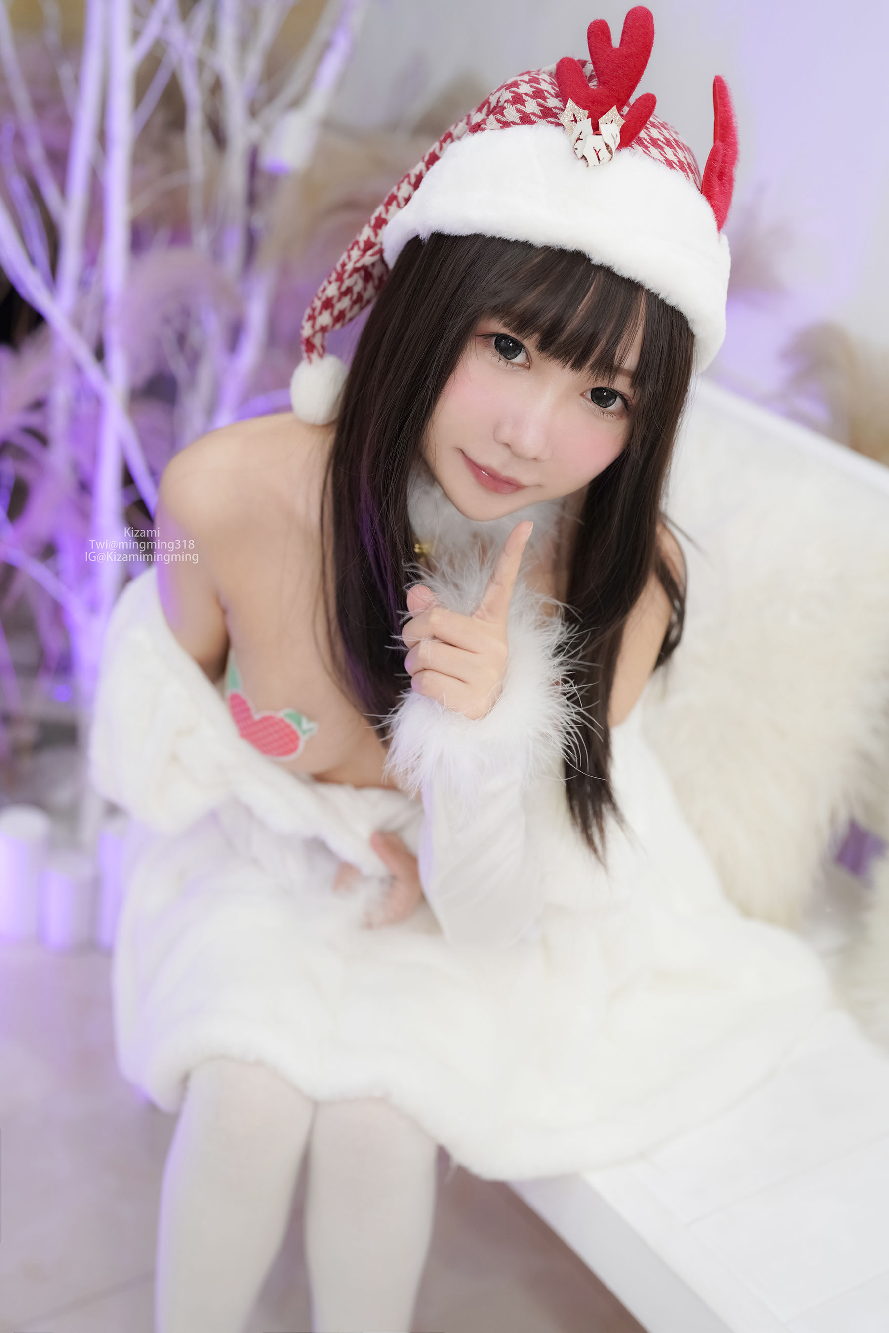 [銘銘Kizami] fantia 2021-12-24 Christmas Eve Cosplay-第6张