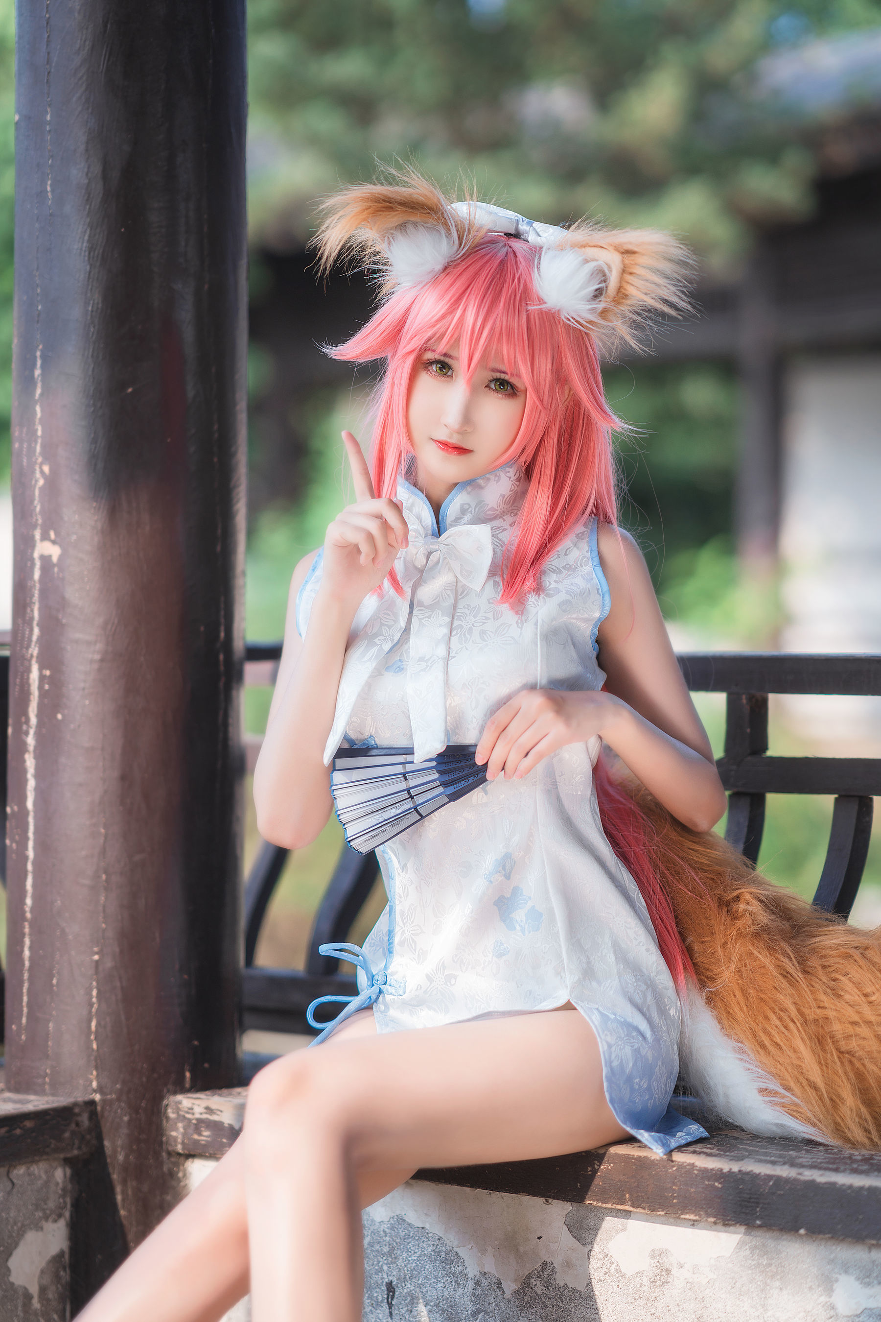 微博妹子三度_69 旗袍玉藻前 Cosplay-第31张