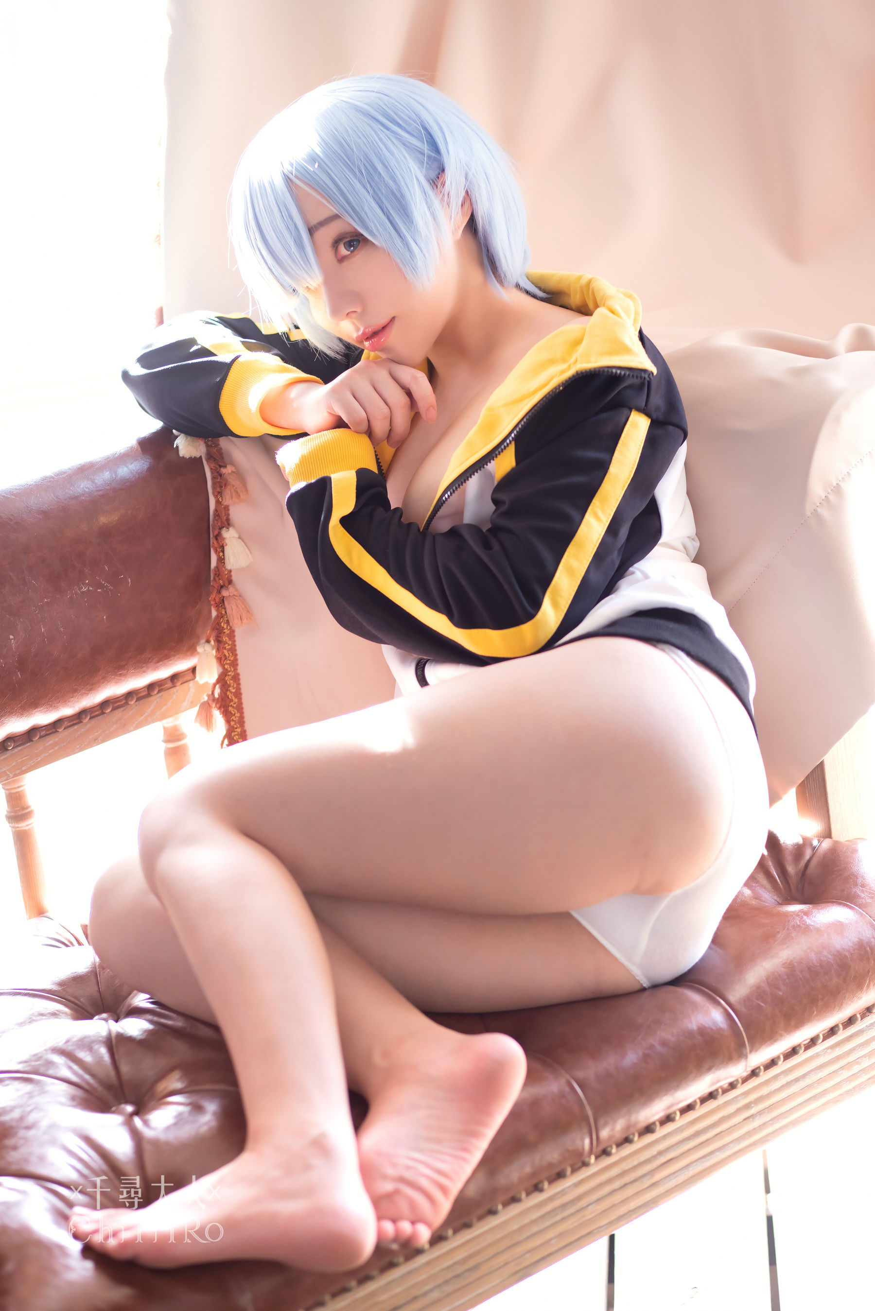 Cos妹子千寻 – 蕾姆Rem Cosplay-第1张