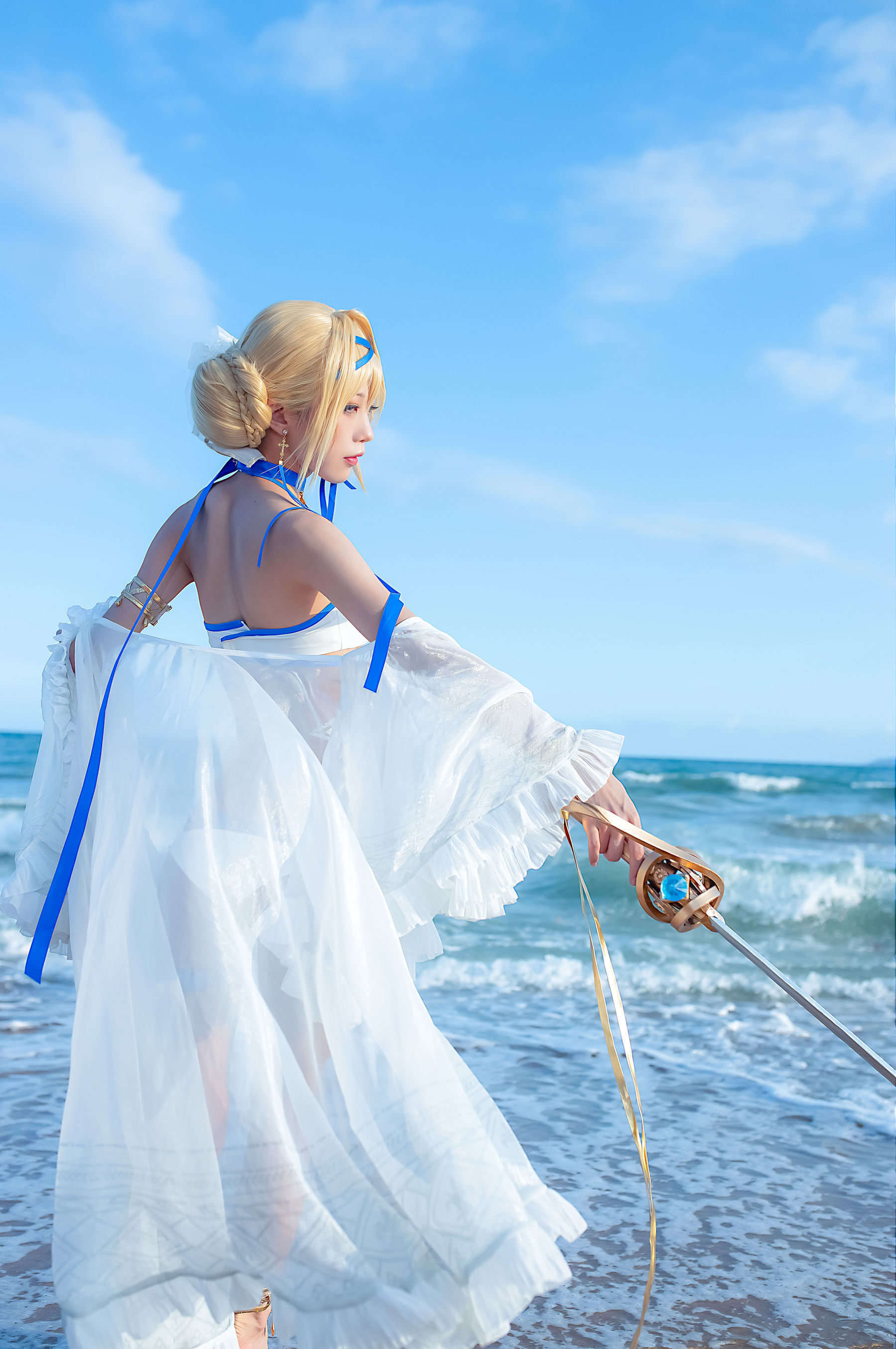 动漫博主水淼aqua – 圣女贞德 Cosplay-第4张