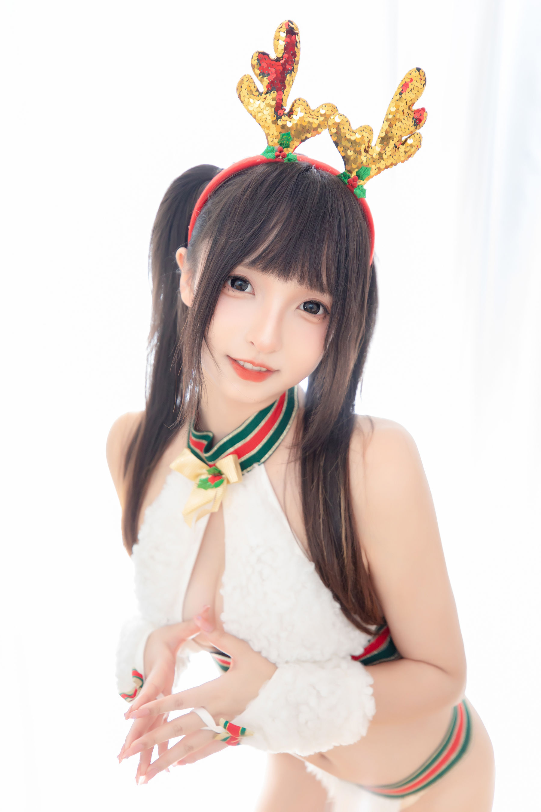 萝莉神楽板真冬之纯白祈愿 Cosplay-第4张