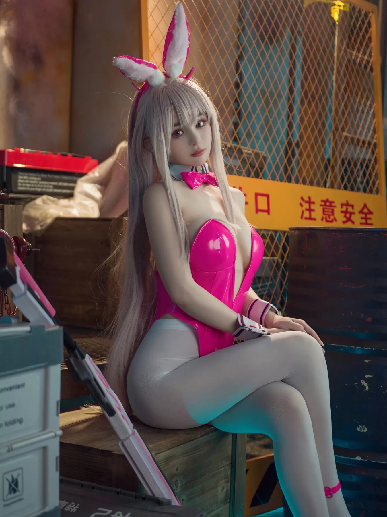 桜井宁宁 – 毒蛇兔女郎 Cosplay-第17张