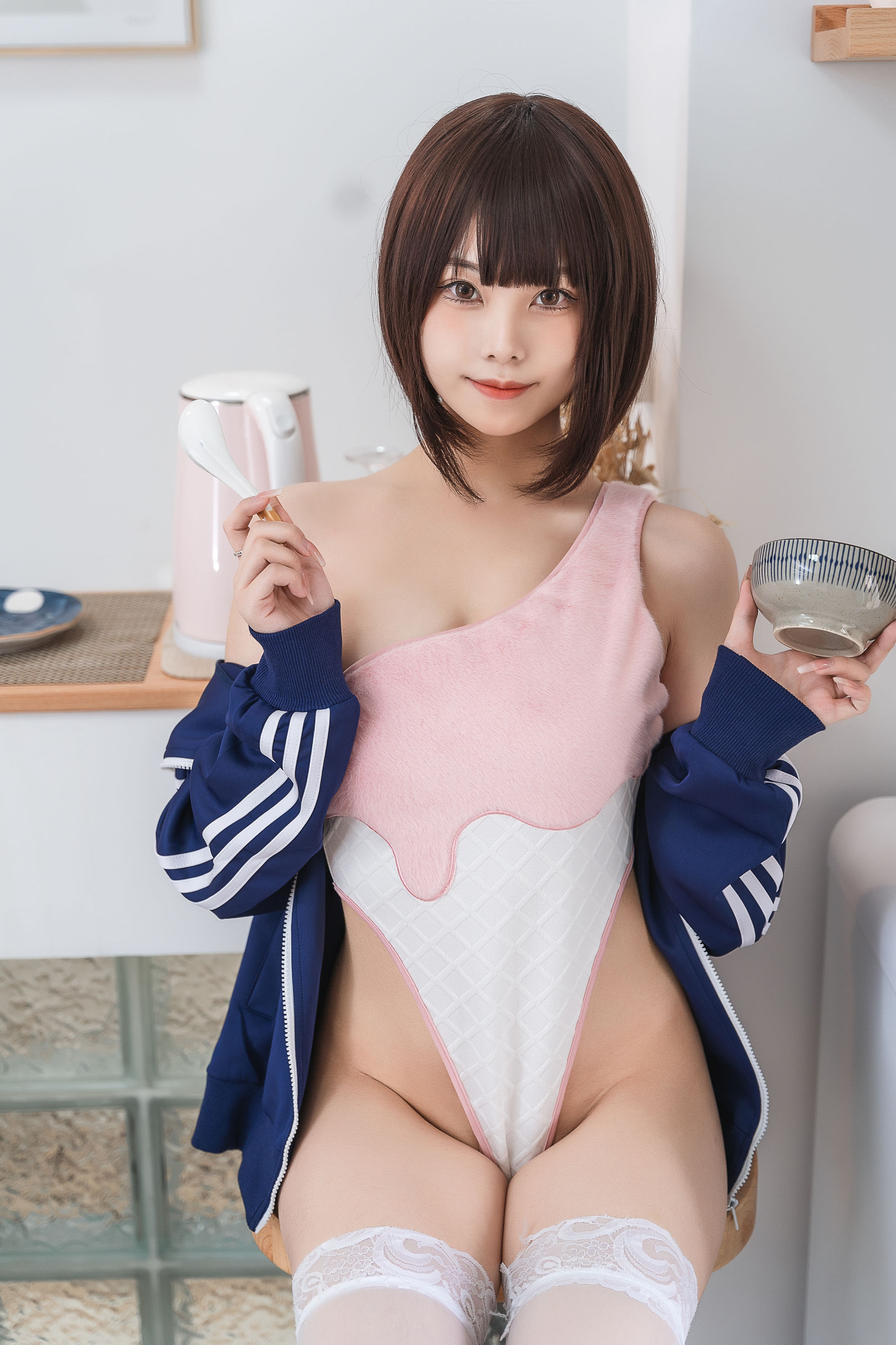萌系小姐姐蜜汁猫裘 – 草莓圣代 Cosplay-第10张