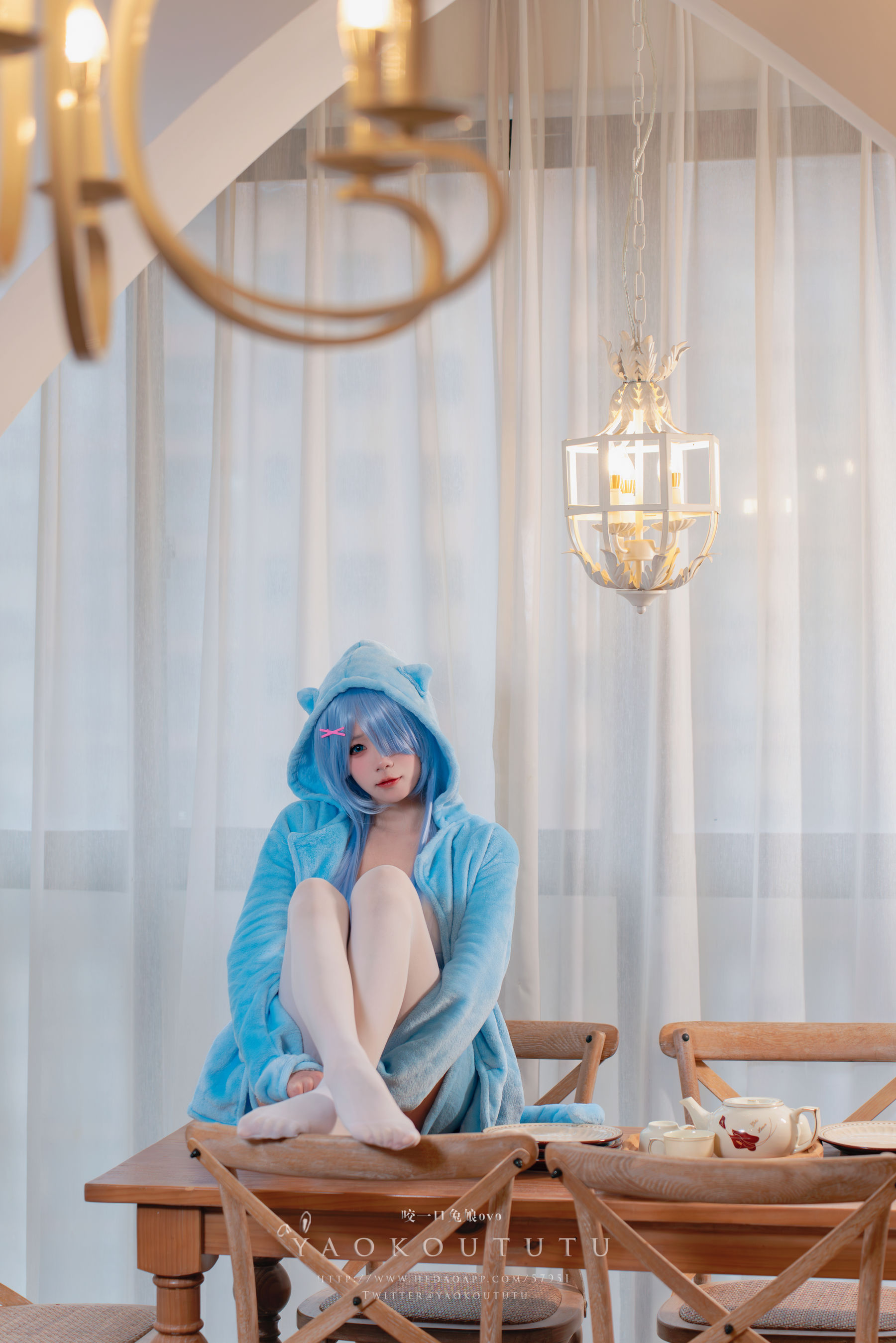 咬一口兔娘 – 蕾姆喵喵 Cosplay-第47张