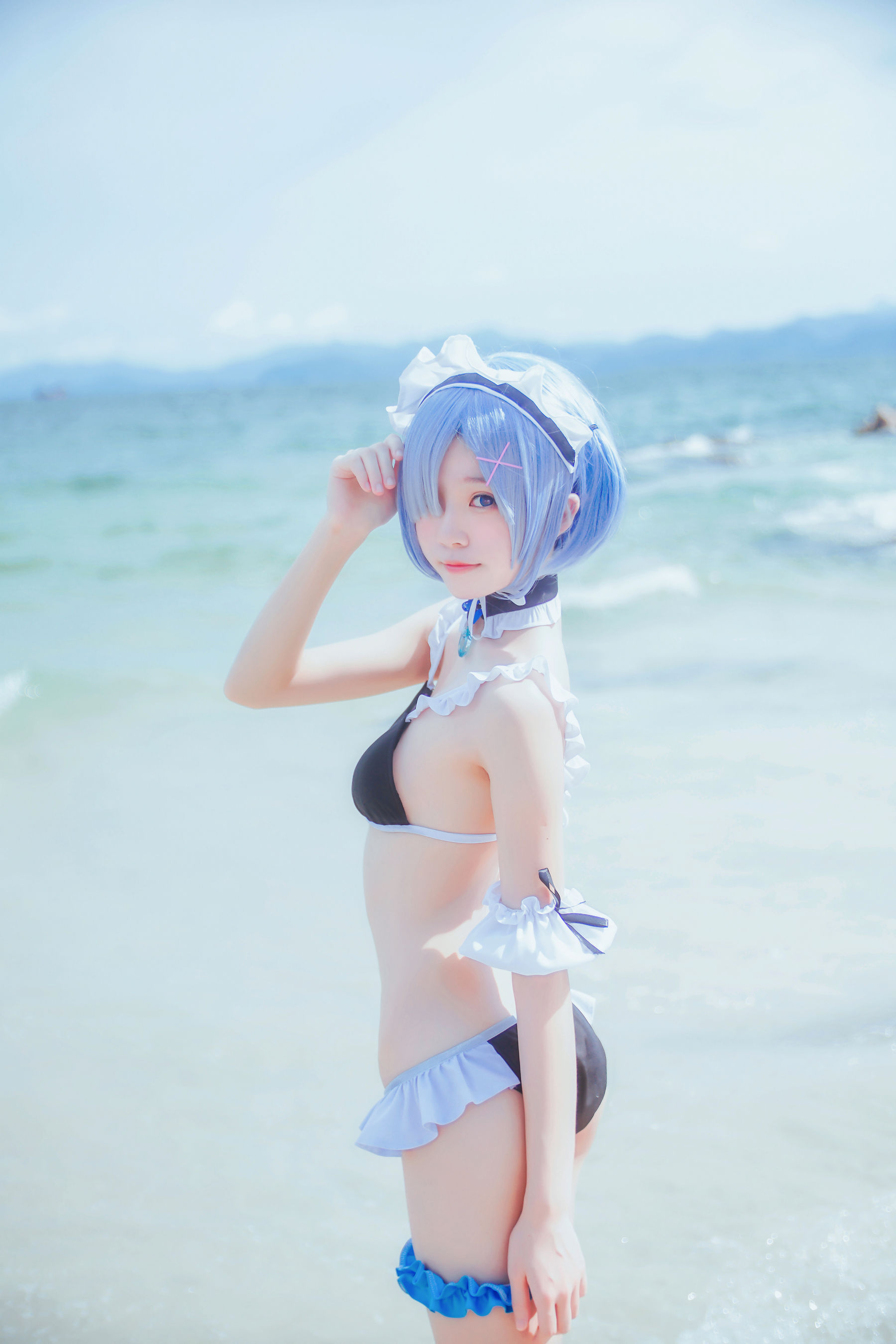 桜桃喵《蕾姆COS》 Cosplay-第7张