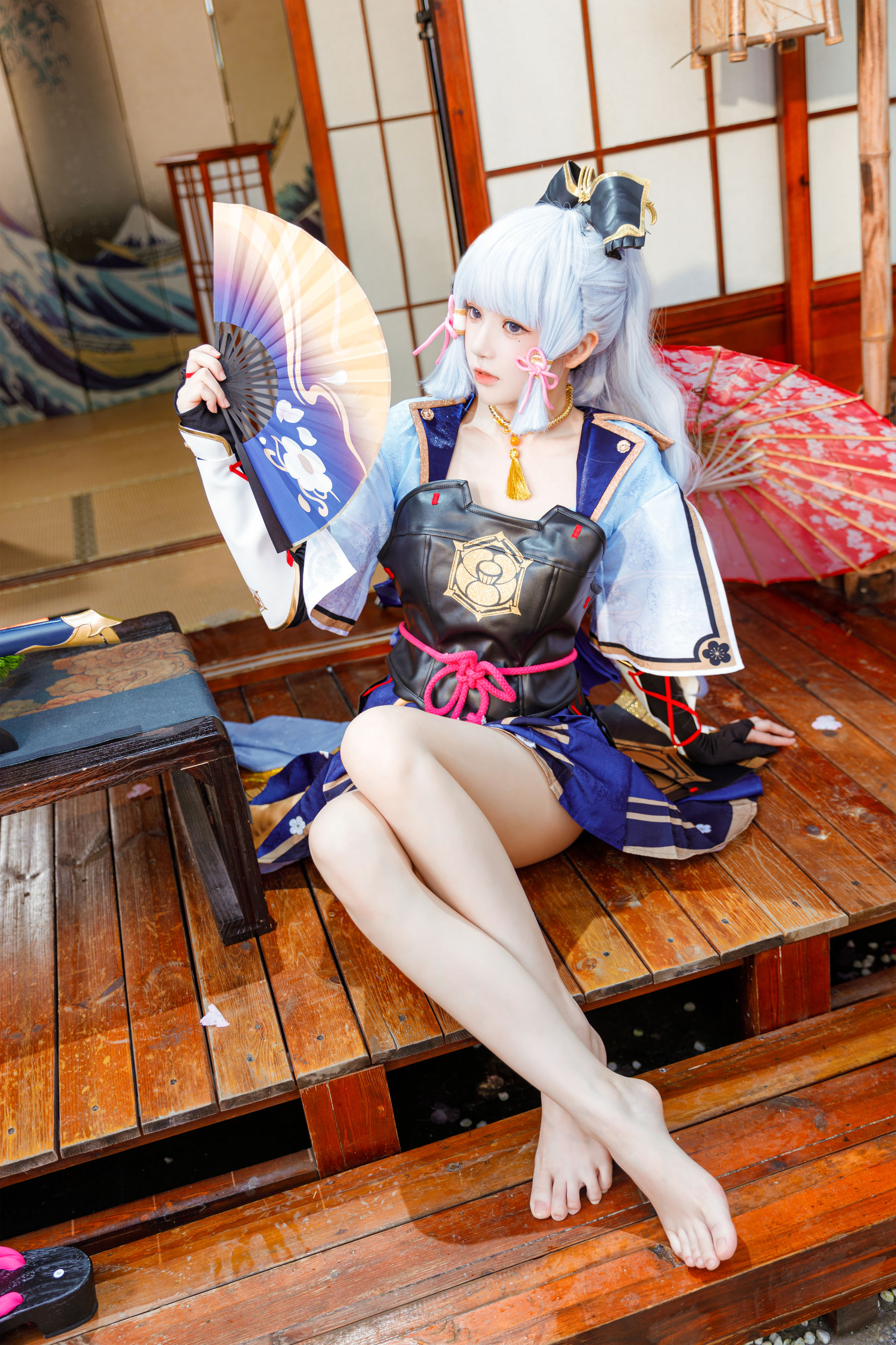 桜桃喵 – 神里绫华 Cosplay-第2张