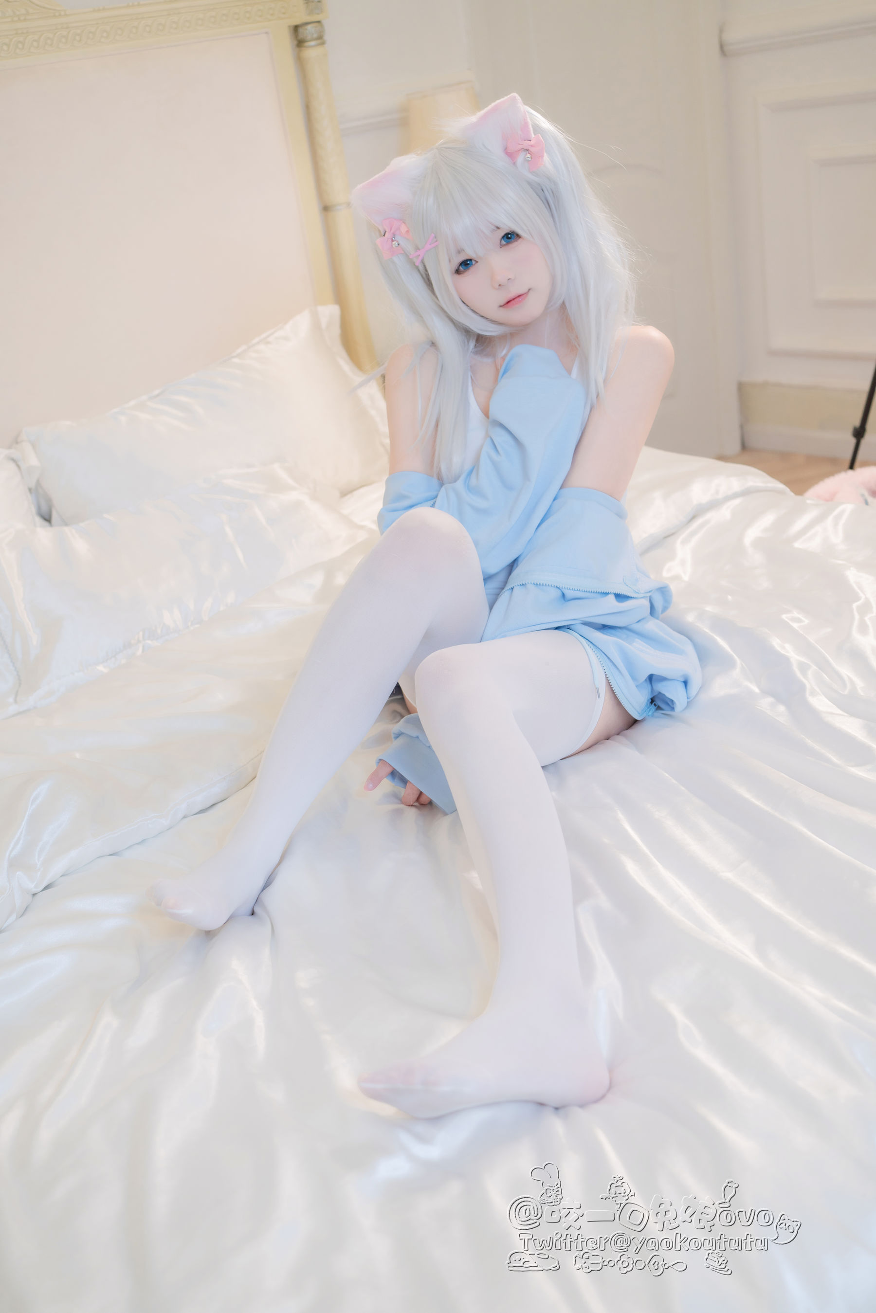 咬一口兔娘 – 做你的猫 Cosplay-第3张