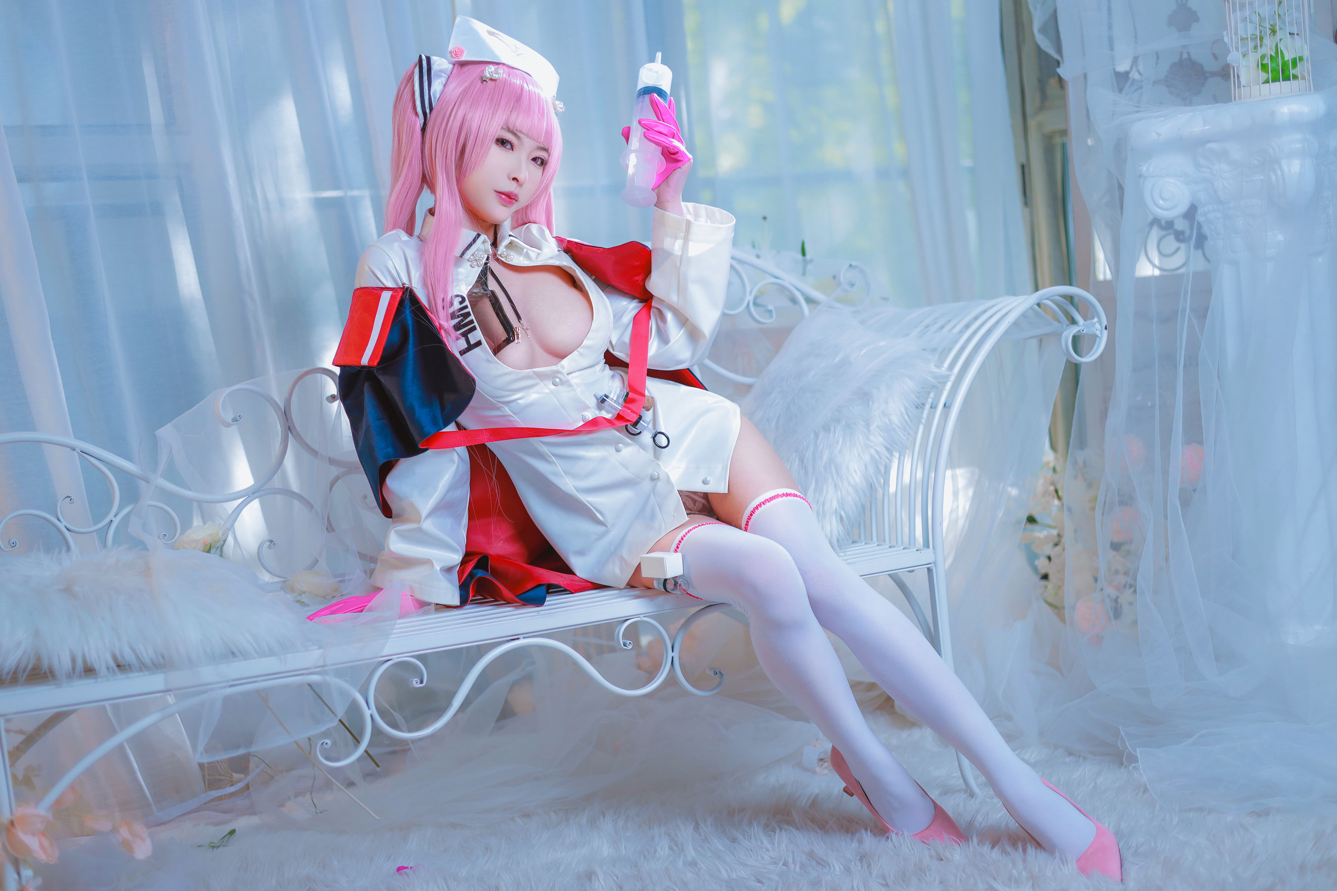 清水由乃 – 英仙座护士服 Cosplay-第7张