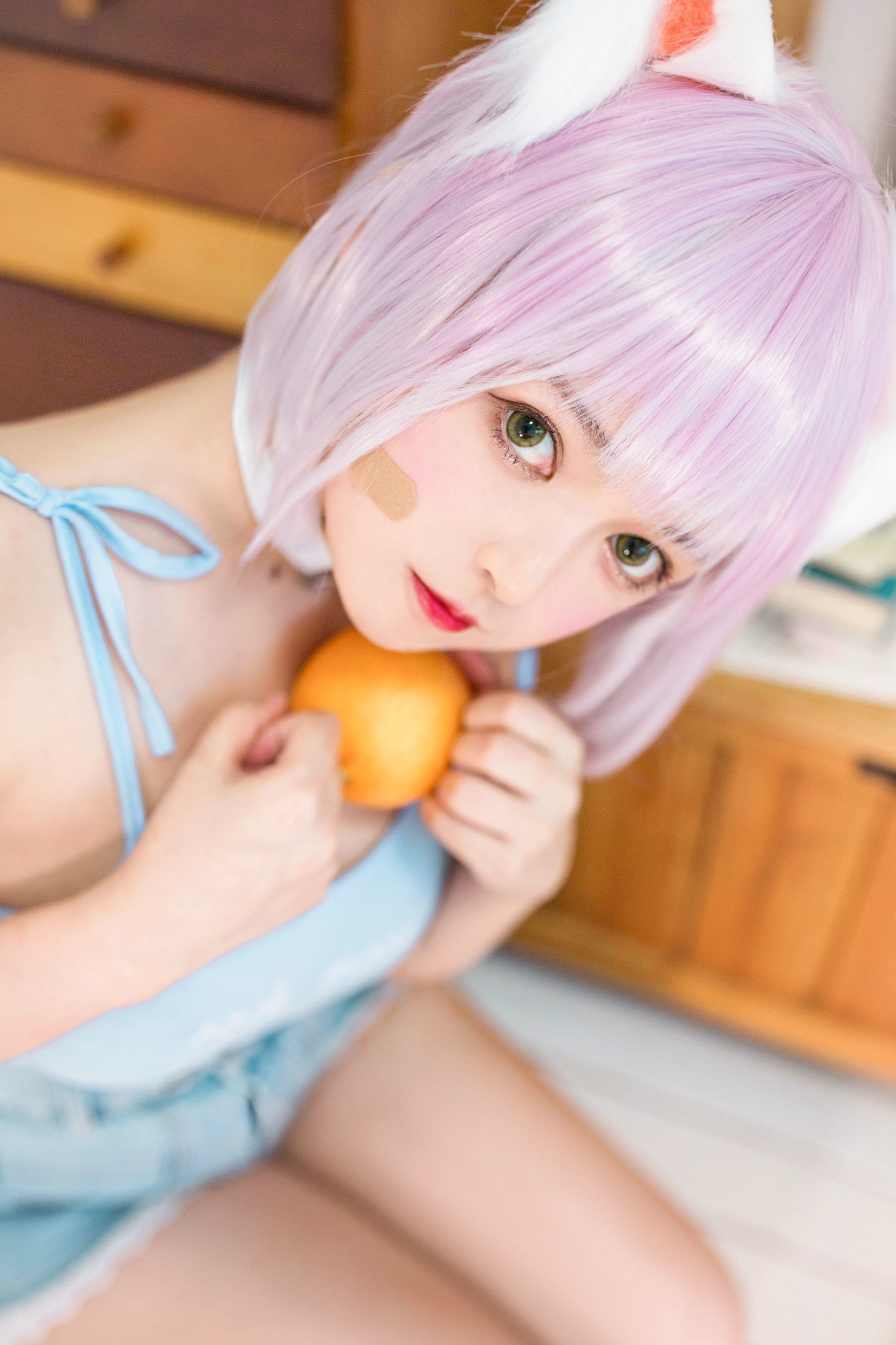 大眼萌妹黑猫猫OvO – 养猫小课堂 Cosplay-第1张