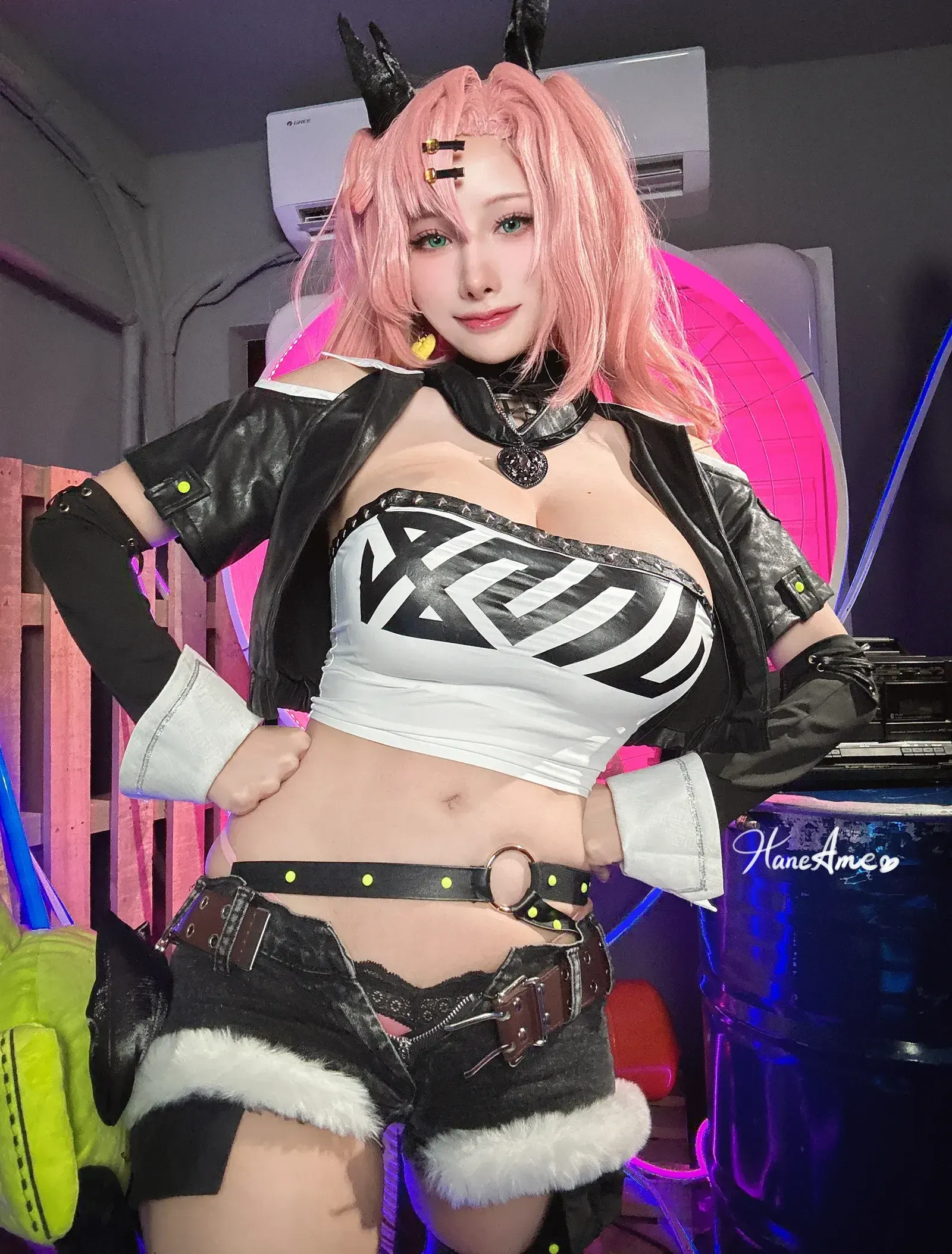 雨波_HaneAme – 绝区零 – 狡兔妮可 Cosplay-第21张