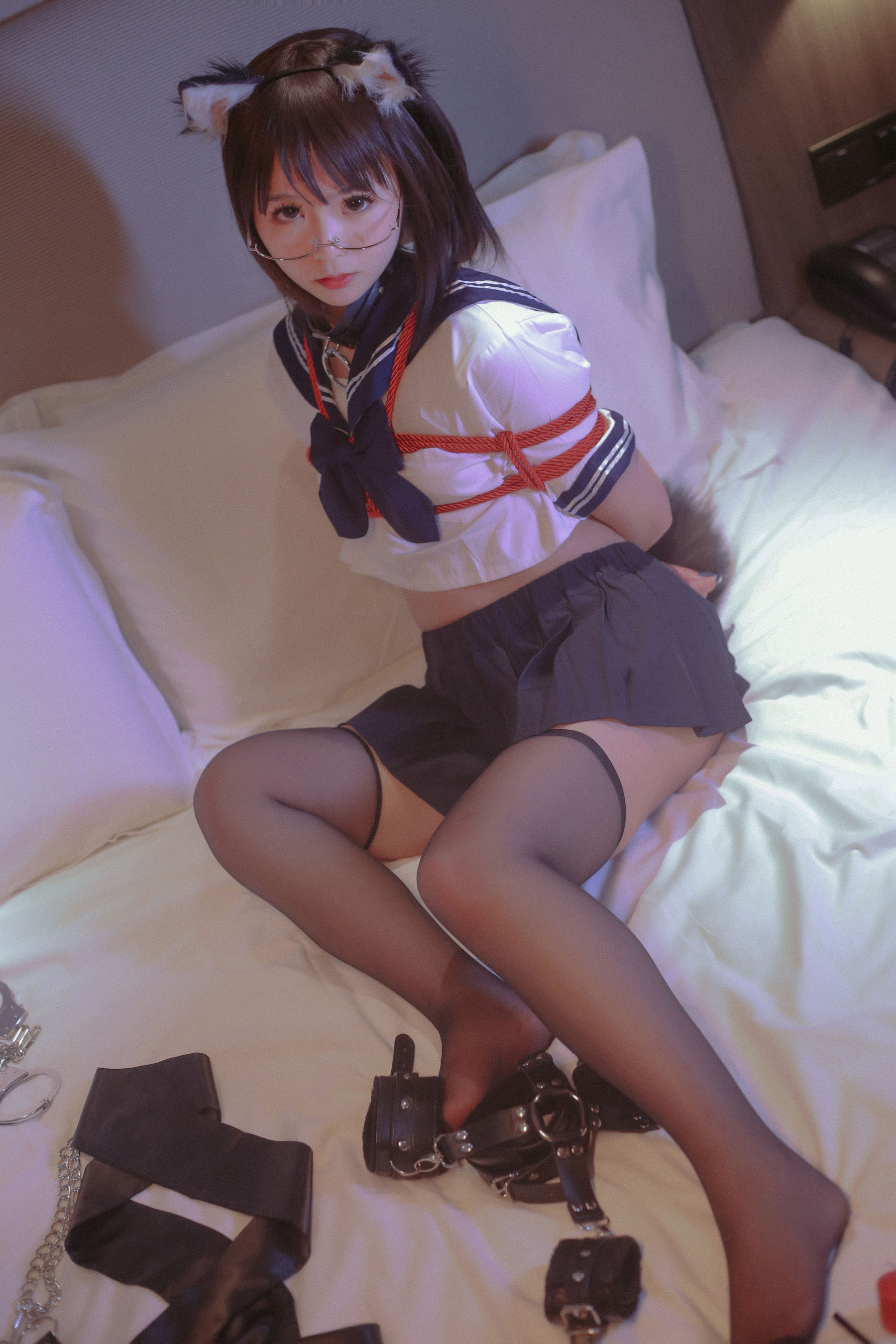 萌妹是青水 猫耳调教 Cosplay-第35张
