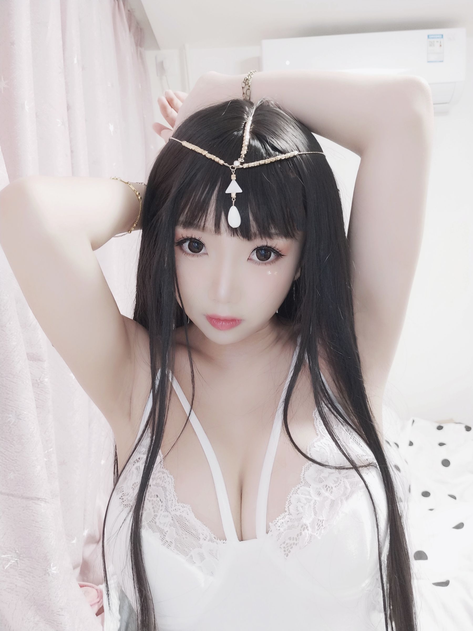 白嫩美少女鬼畜瑶 – 白色埃及瑶 Cosplay-第8张