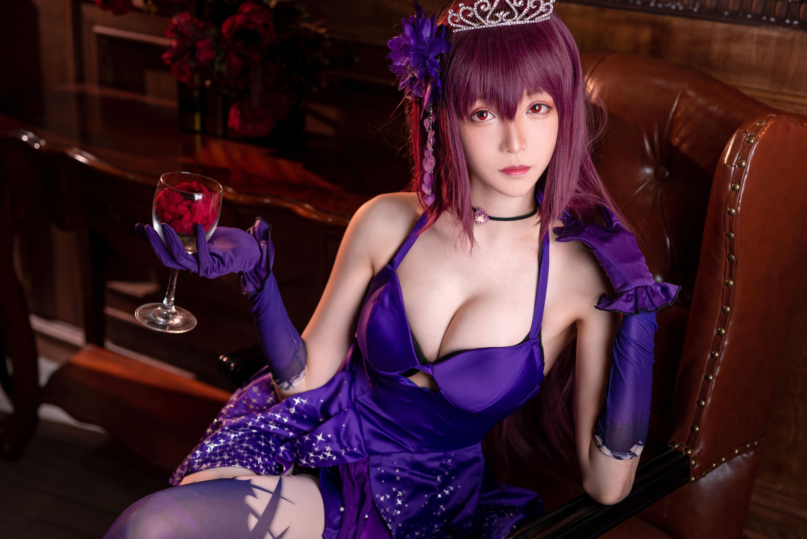 [Cosplay写真] 长腿Coser青青子Js – 斯卡哈2 Cosplay-第6张