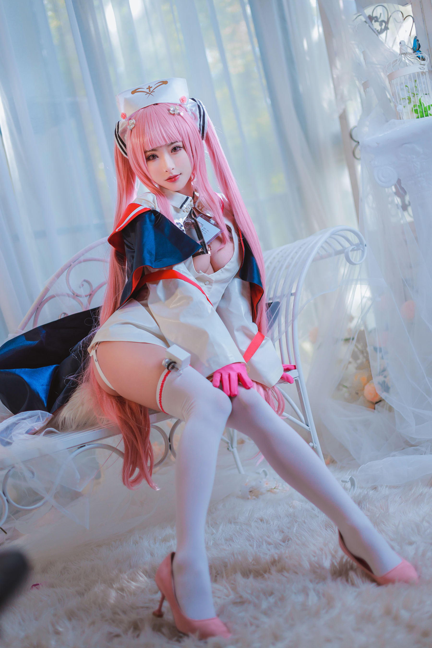 清水由乃 – 英仙座护士服 Cosplay-第37张