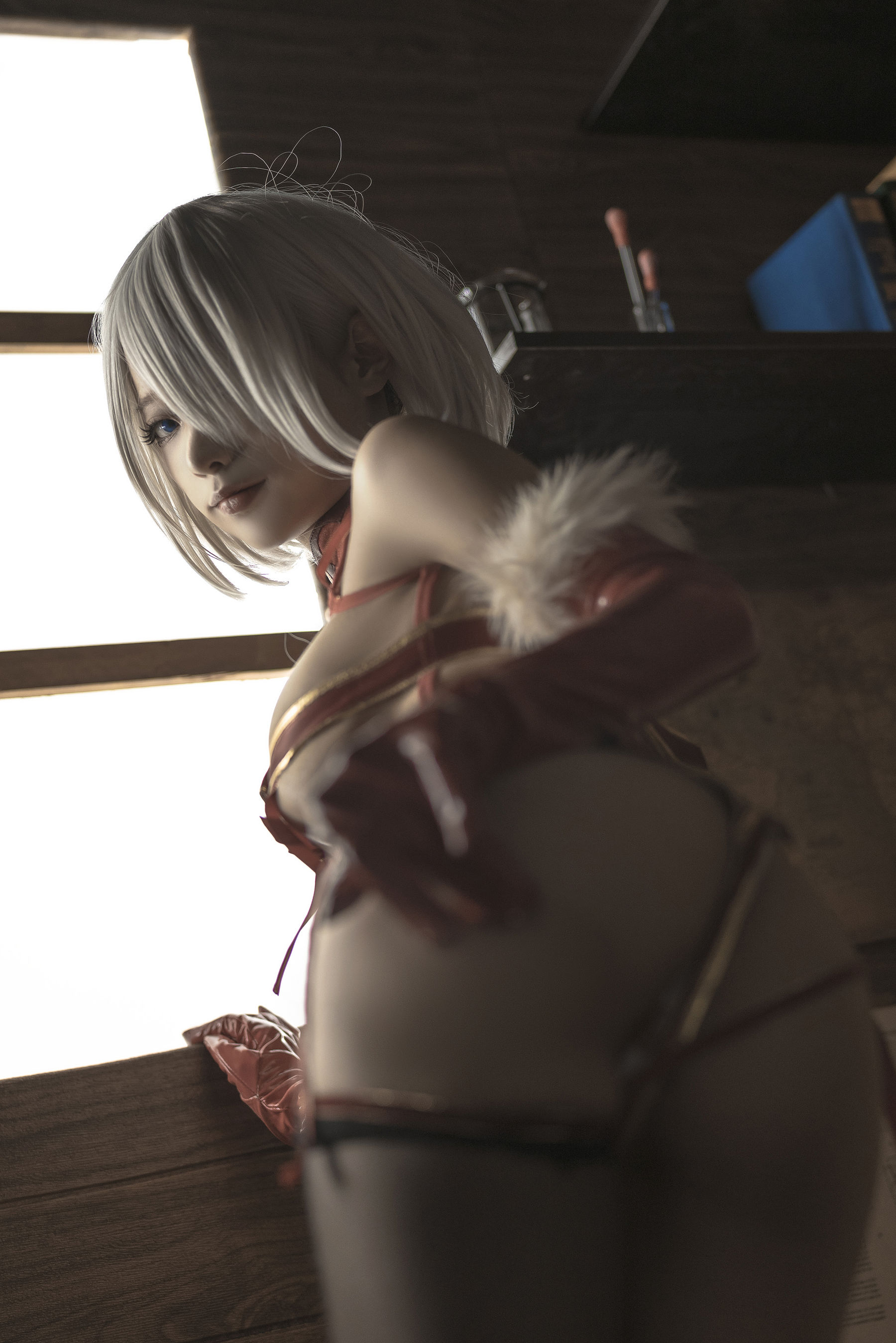 动漫博主蠢沫沫 – 2B圣诞 Cosplay-第31张