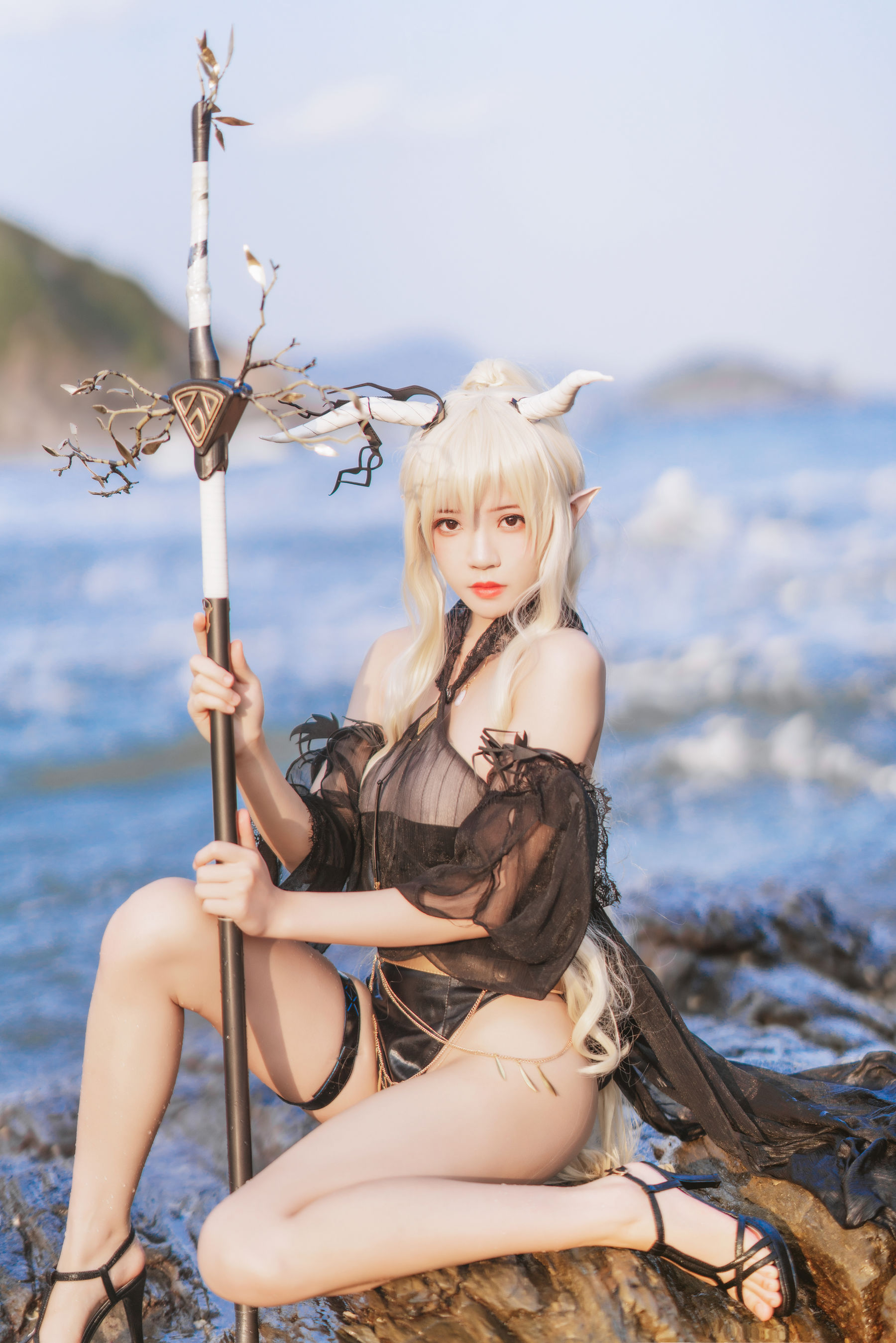 桜桃喵 – 闪灵泳衣 Cosplay-第41张