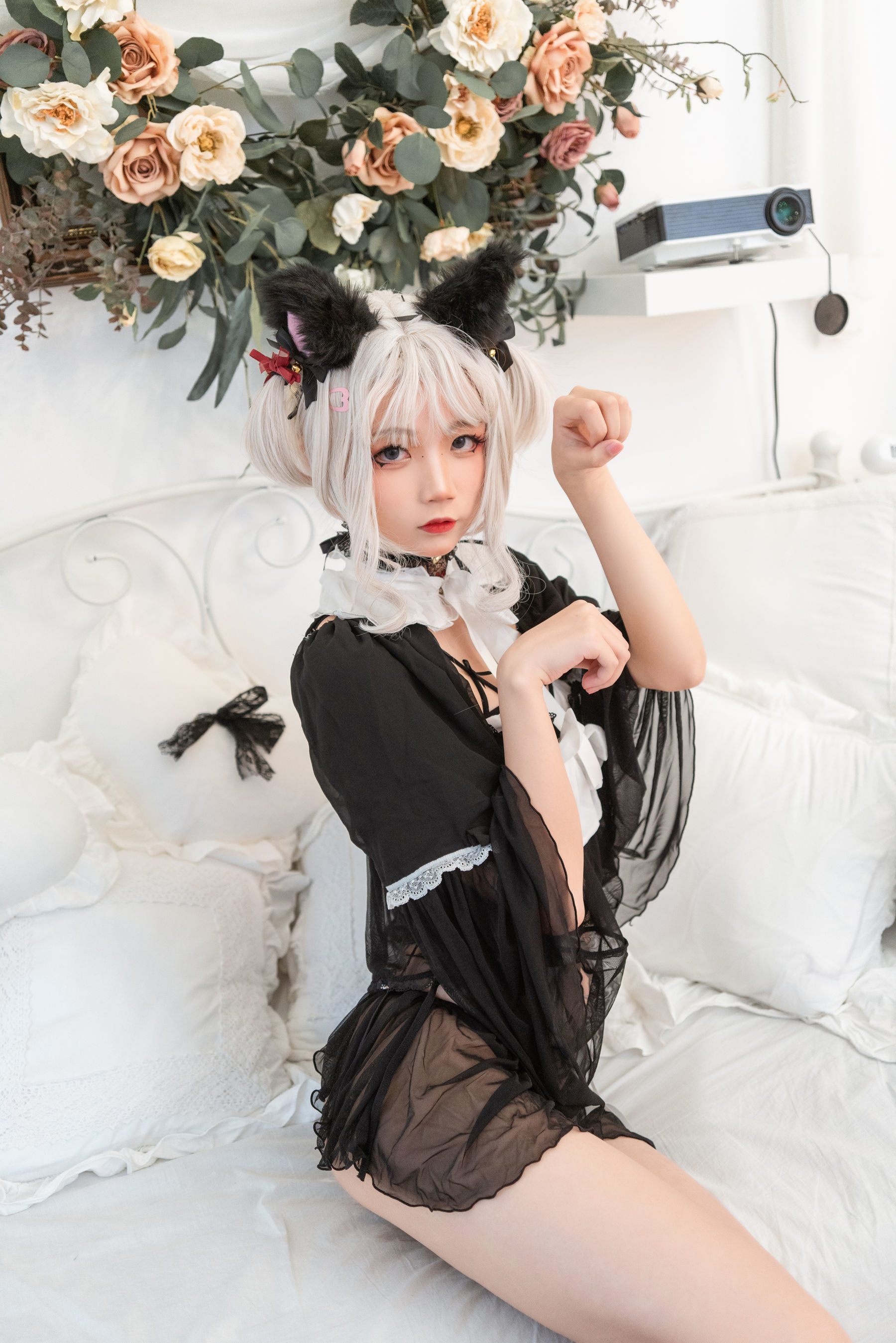 清纯少女五更百鬼 性感猫娘 Cosplay-第39张