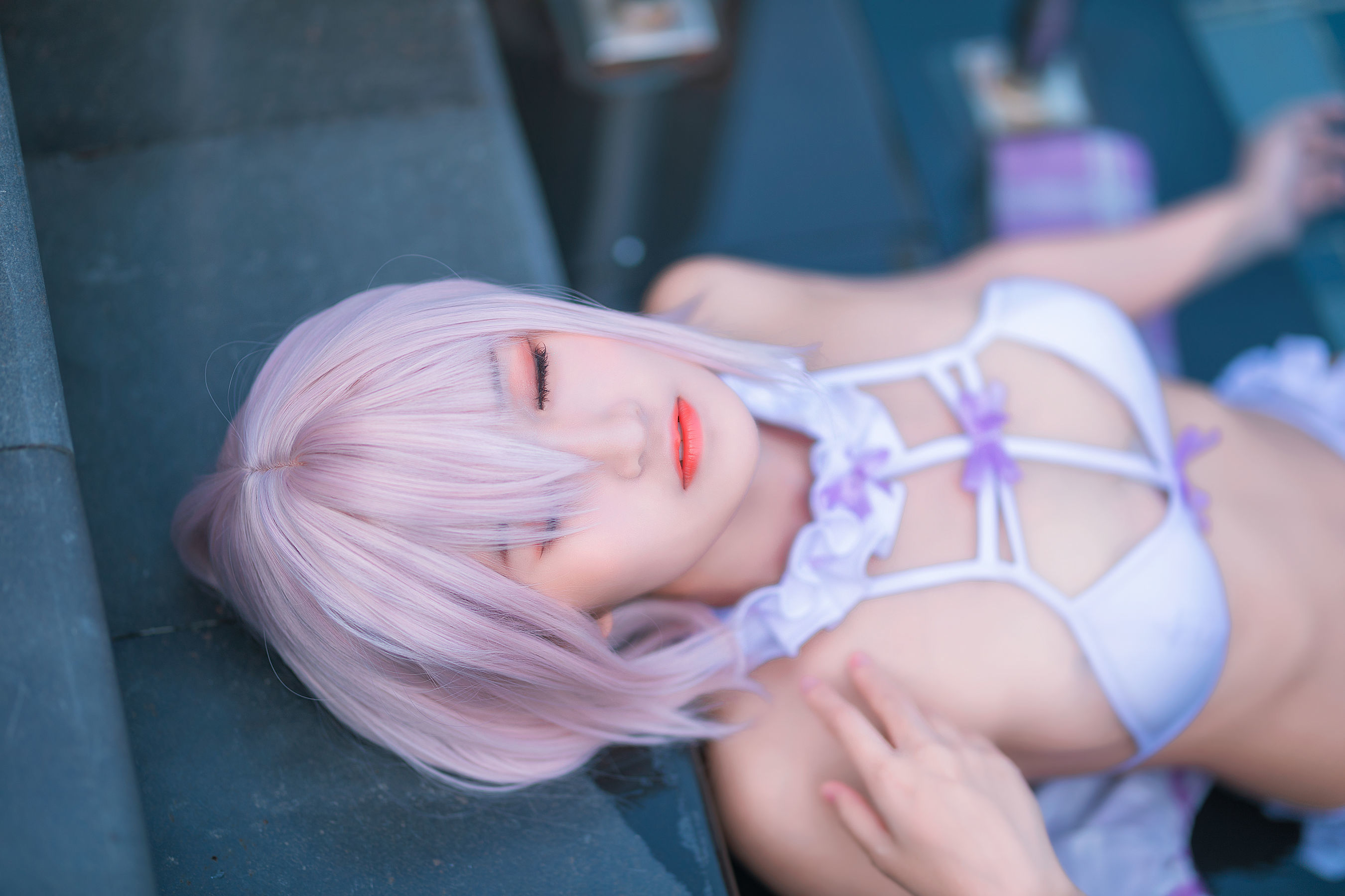 微博妹子三度_69 玛修泳装 Cosplay-第31张