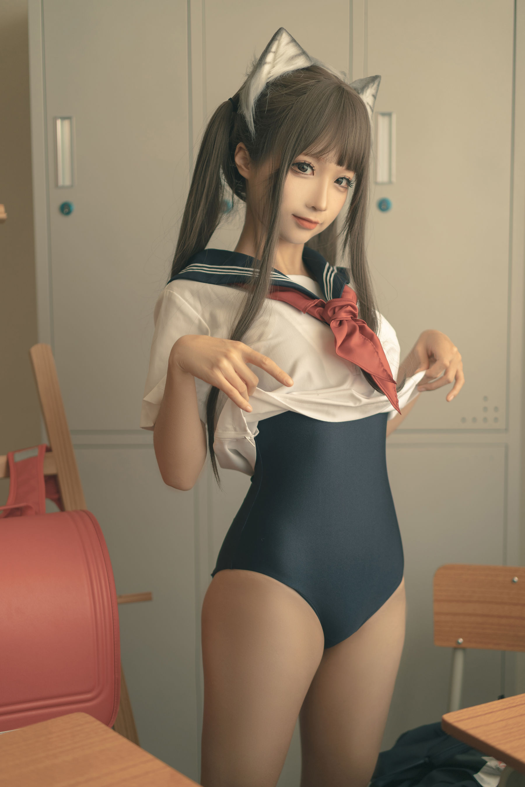 动漫博主蠢沫沫 – 放学后 Cosplay-第6张